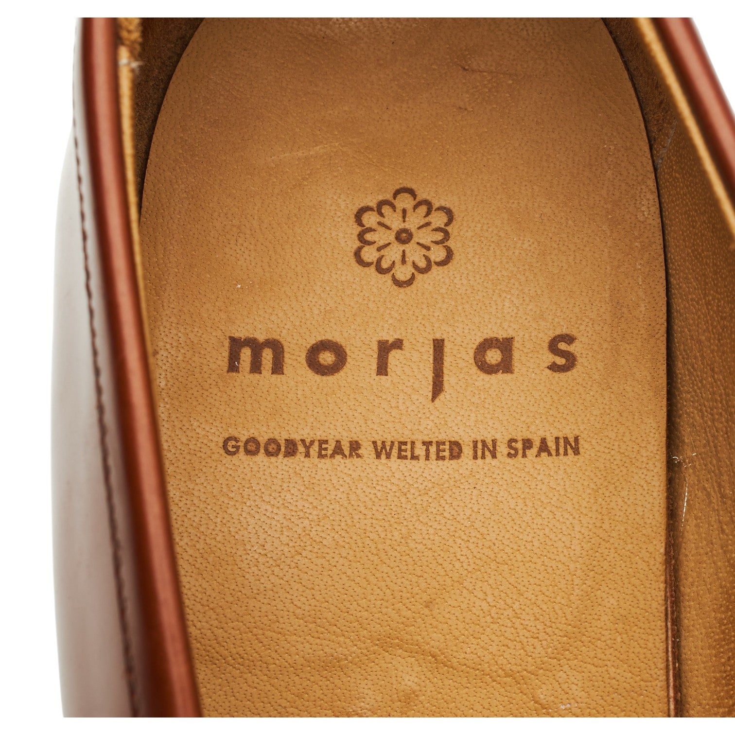 Morjas mocassins cuir marron clair homme UK 8