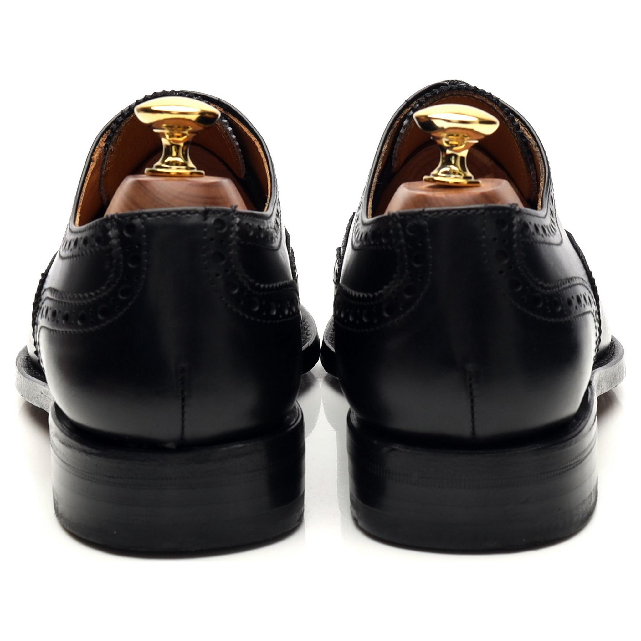 Herring chaussures oxford brogues cuir noir UK 6