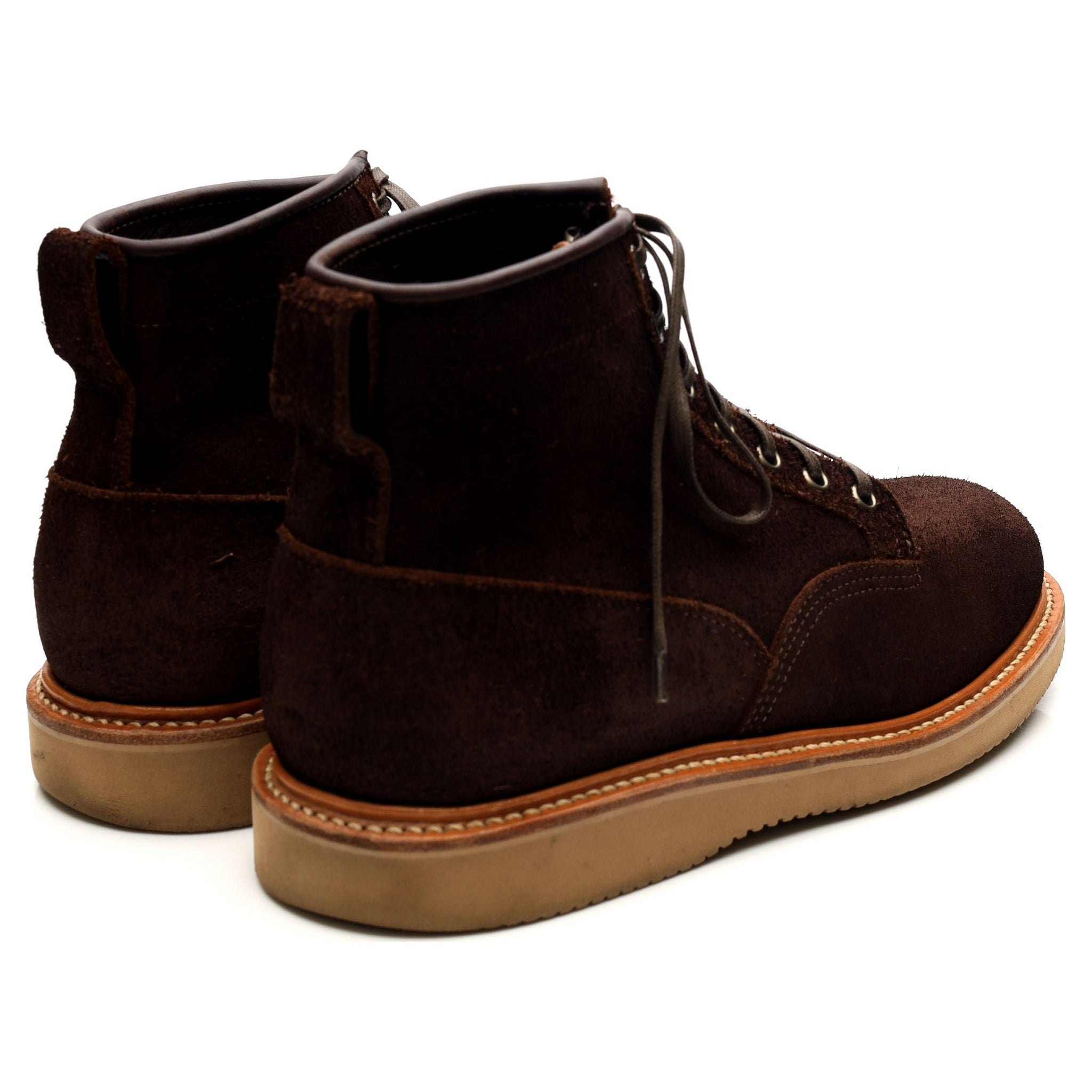 Viberg Service Boots bottine suède marron UK 7.5