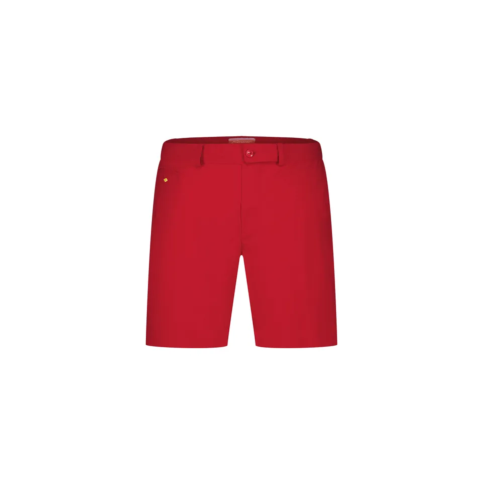 Rivieras Marseille short de bain rouge coupe droite