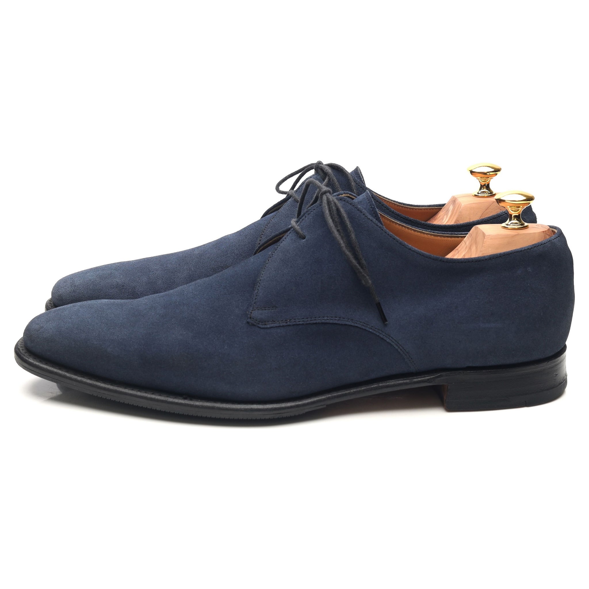 Cheaney Matt derby daim bleu marine UK 12