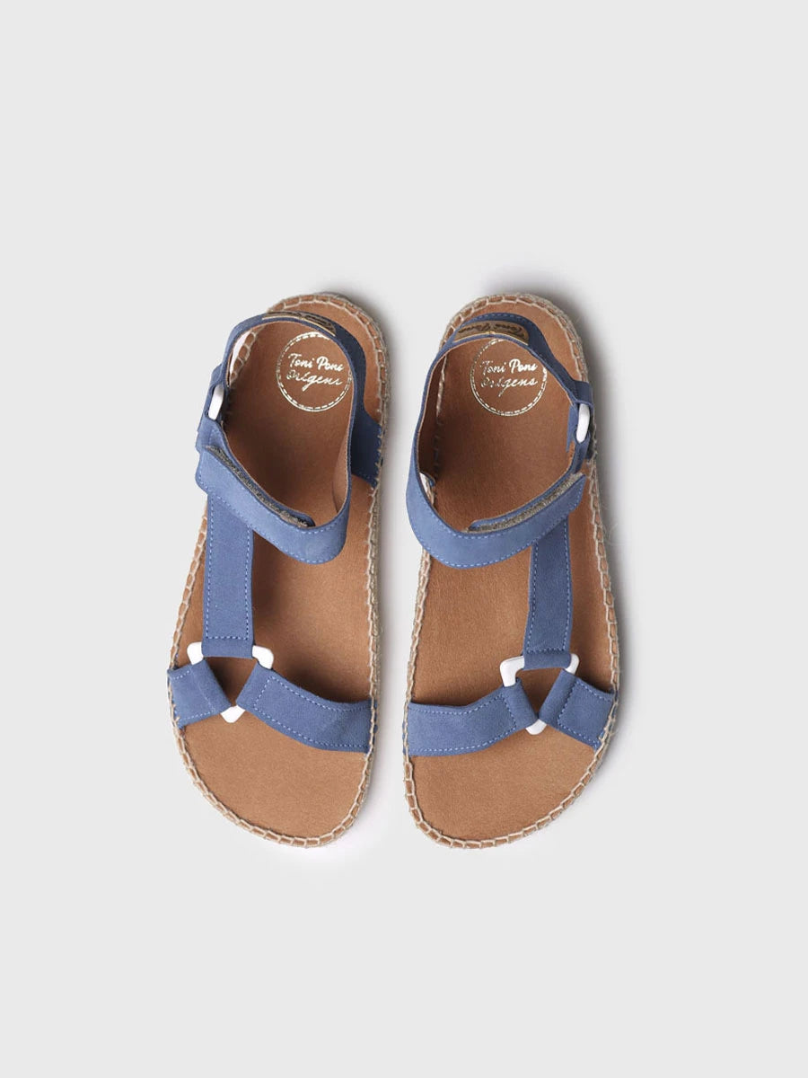 Toni Pons Brit-A espadrilles plateforme cuir bio