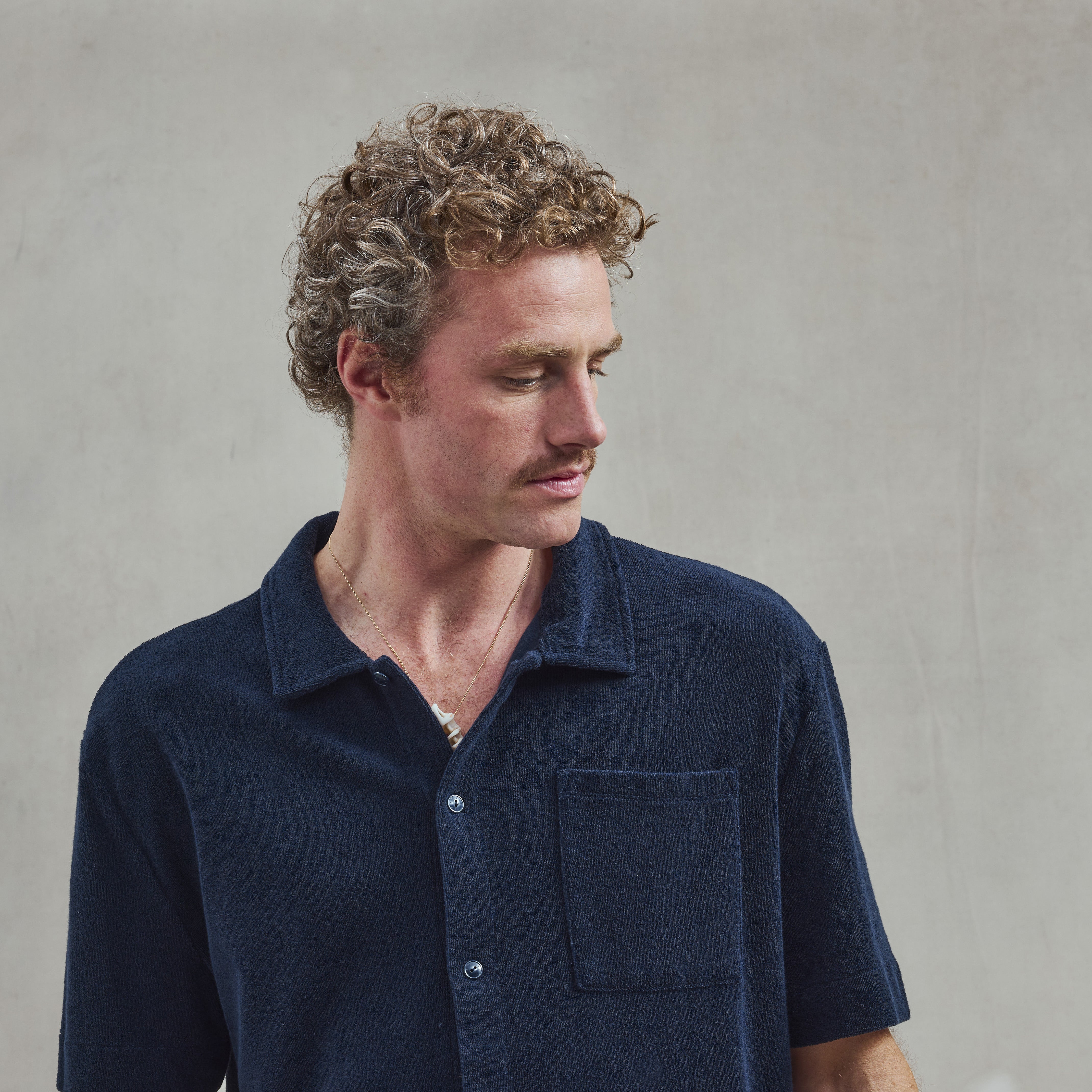 Rivieras Santiago chemise éponge marine