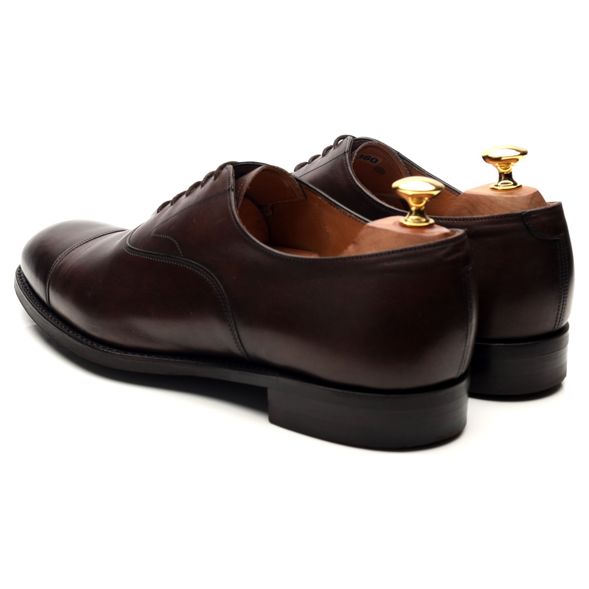 Cheaney Alfred richelieu cuir marron foncé 9 UK