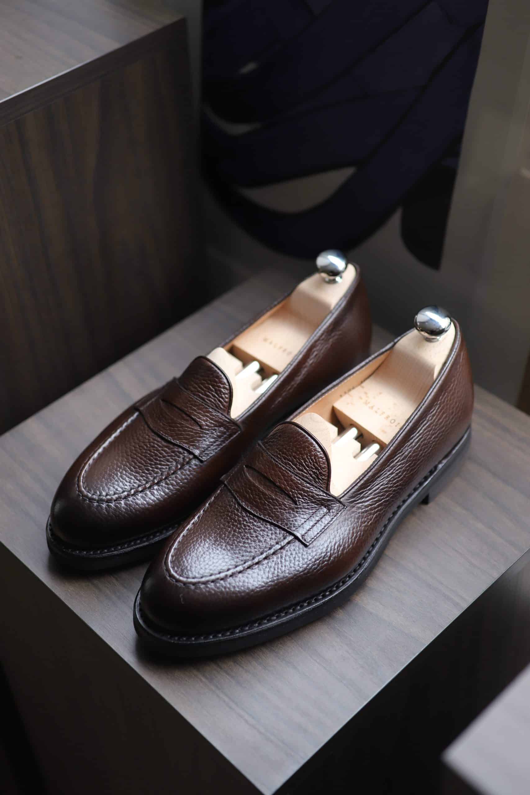 Malfroid Newport mocassin homme cuir grainé