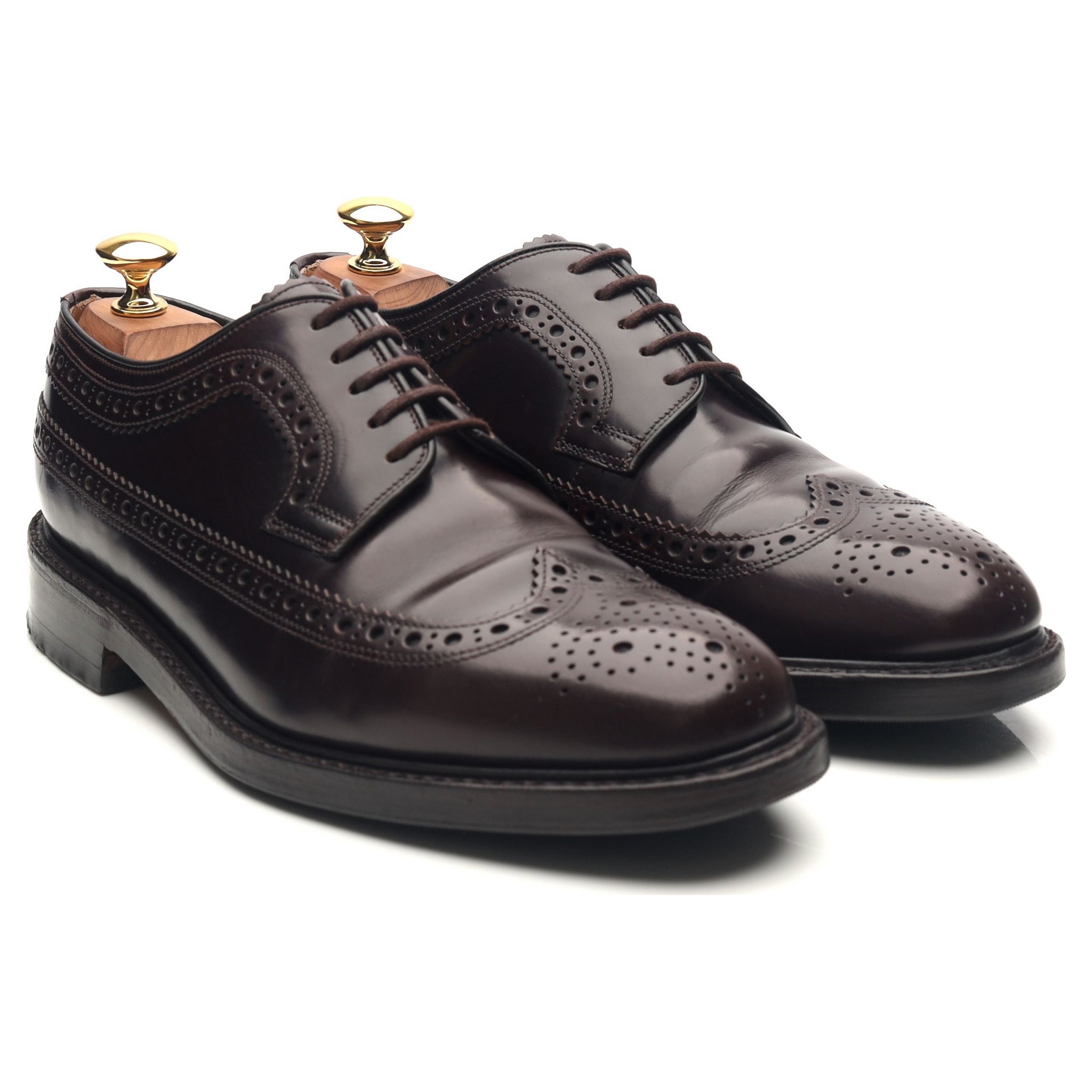 Loake Royal Brogue derbies cuir bordeaux 6 UK