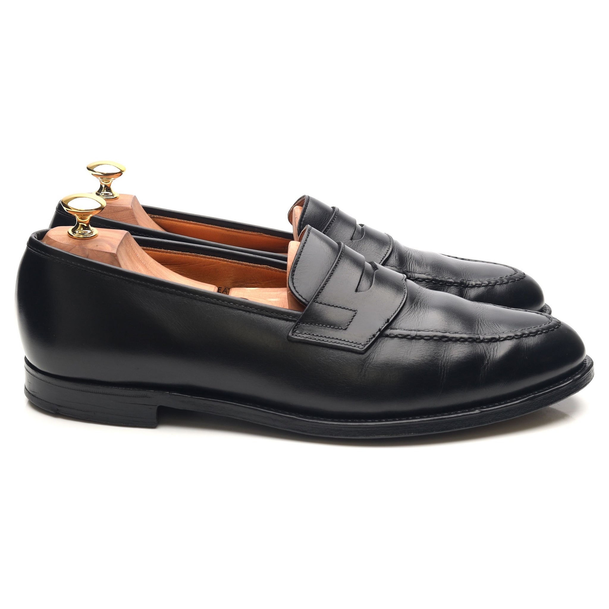 Crockett & Jones Eaton mocassin cuir noir UK 10,5