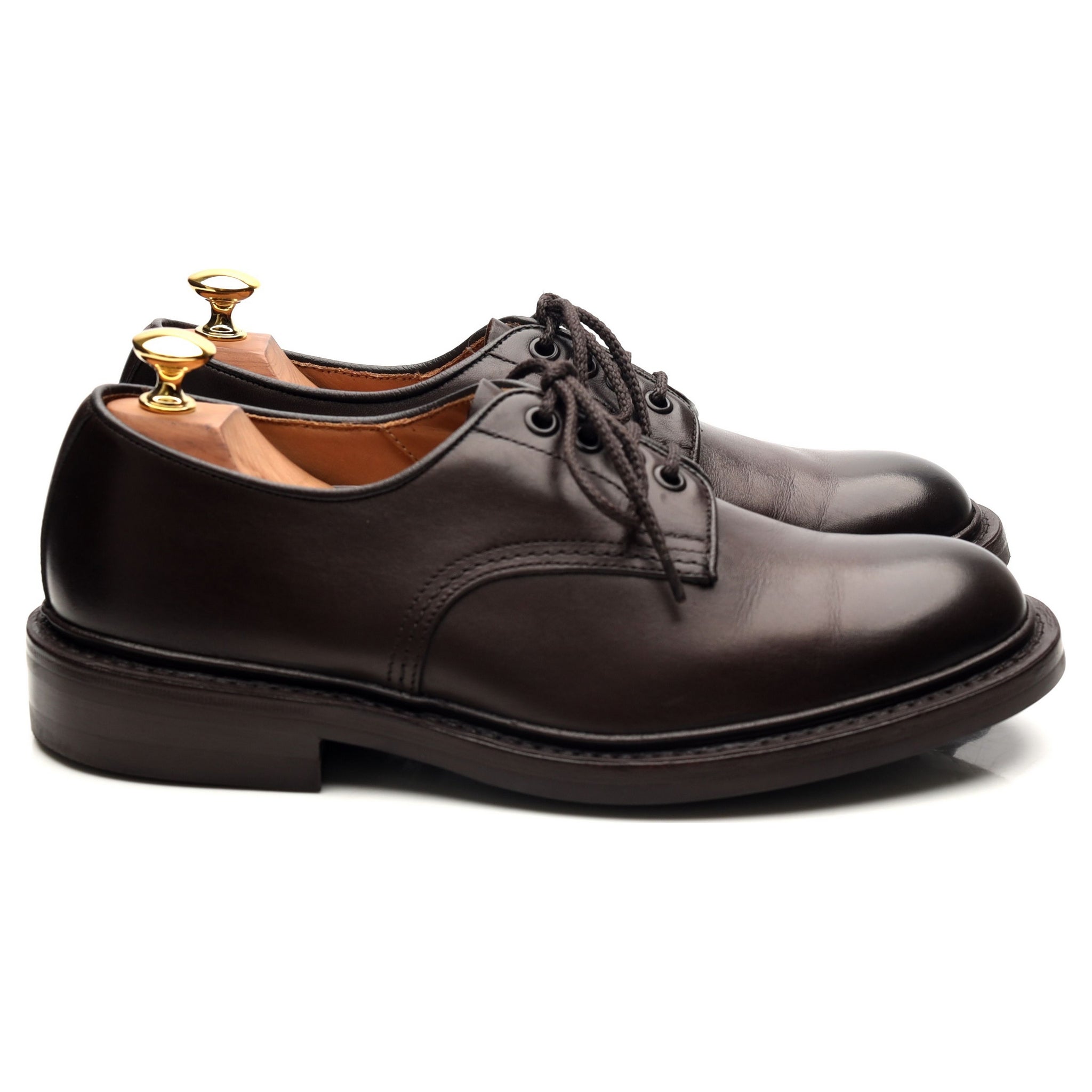Tricker's Daniel derbys cuir marron foncé 7 UK