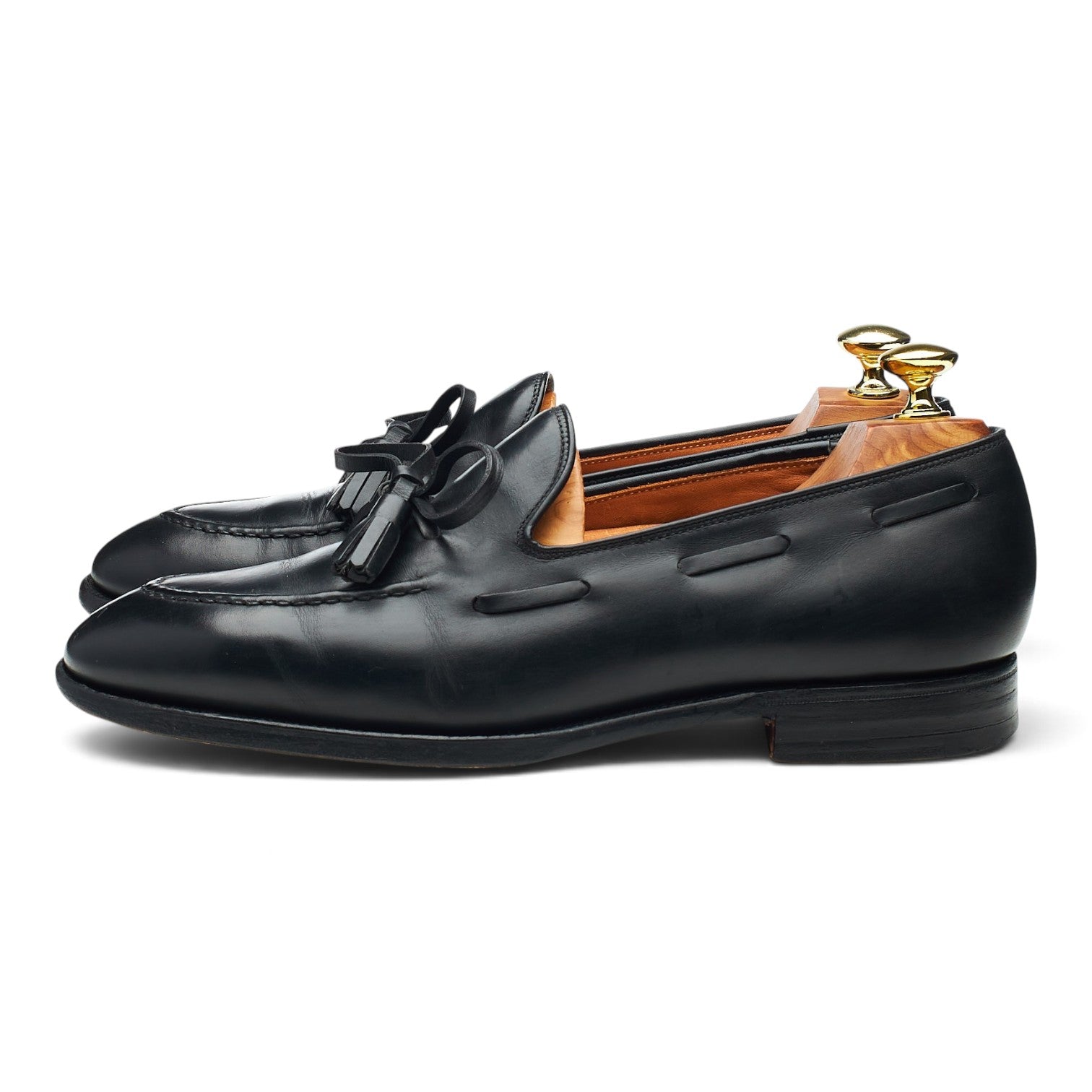 Ralph Lauren Davis mocassins cuir noir 7 UK