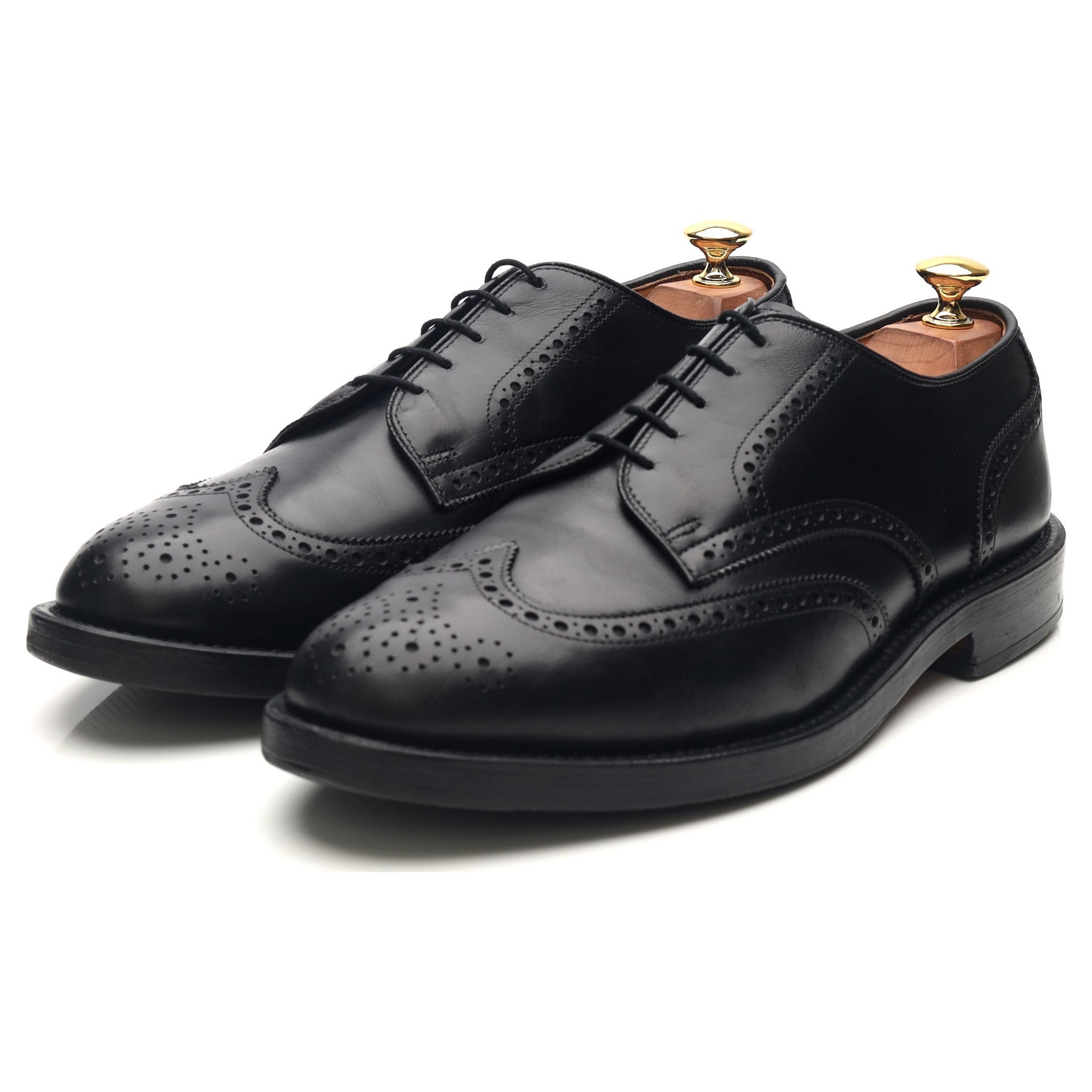 Allen Edmonds Auburn derby brogues cuir noir UK 9