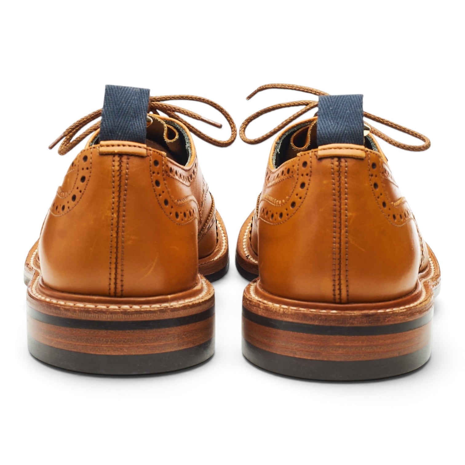 Tricker's Francis derby brogue cuir marron UK 10