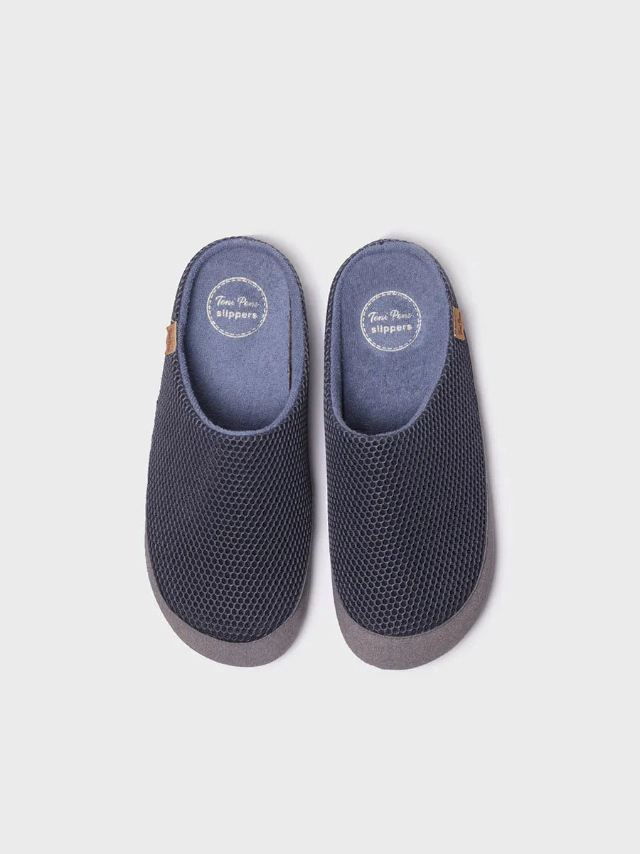 Toni Pons Niue-GC mules homme mesh gris vegan