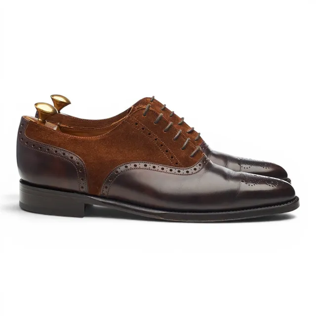 J. FitzPatrick Wallingford Oxford brogues marron UK 7