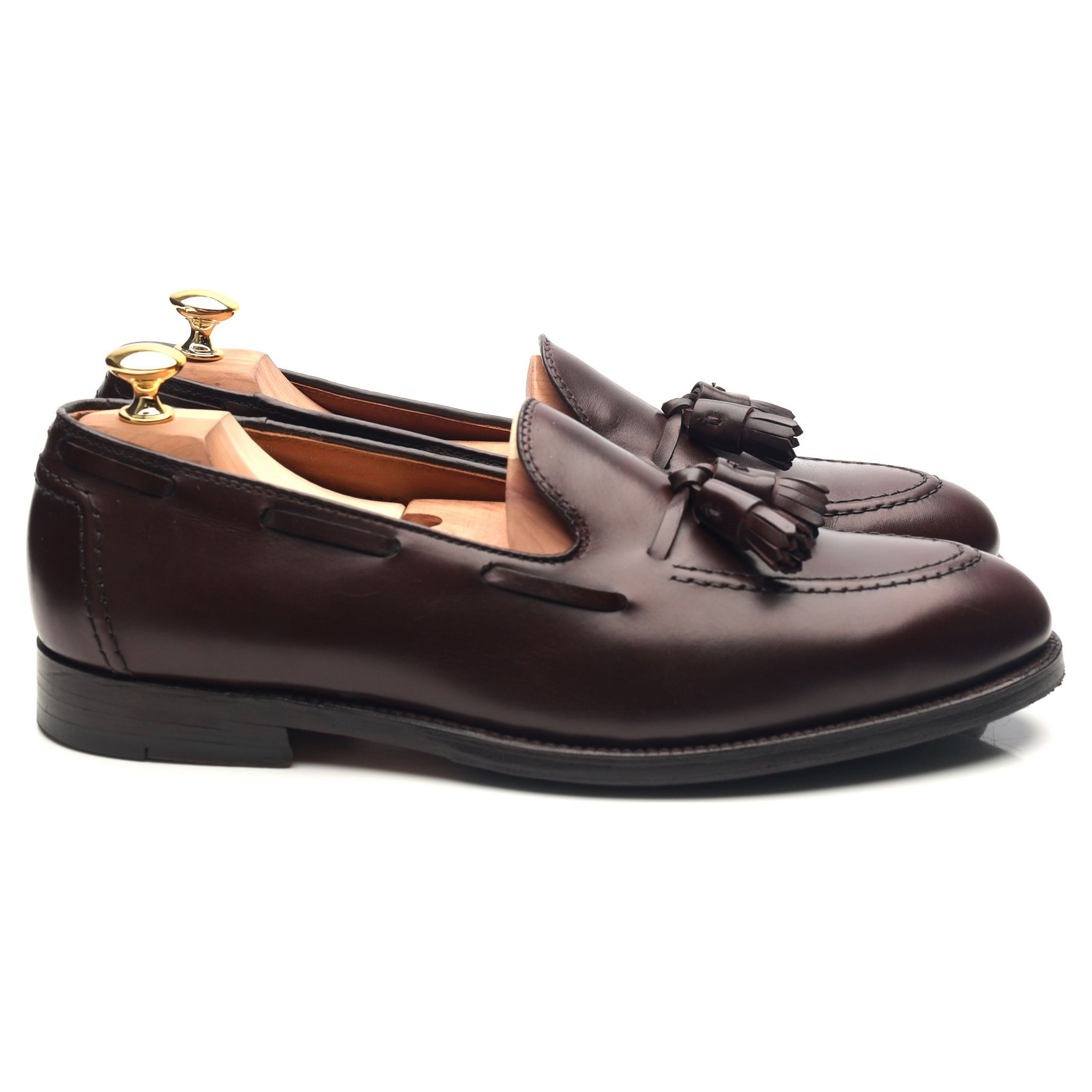 Alden 06598 mocassins cuir bordeaux UK 10.5 à glands