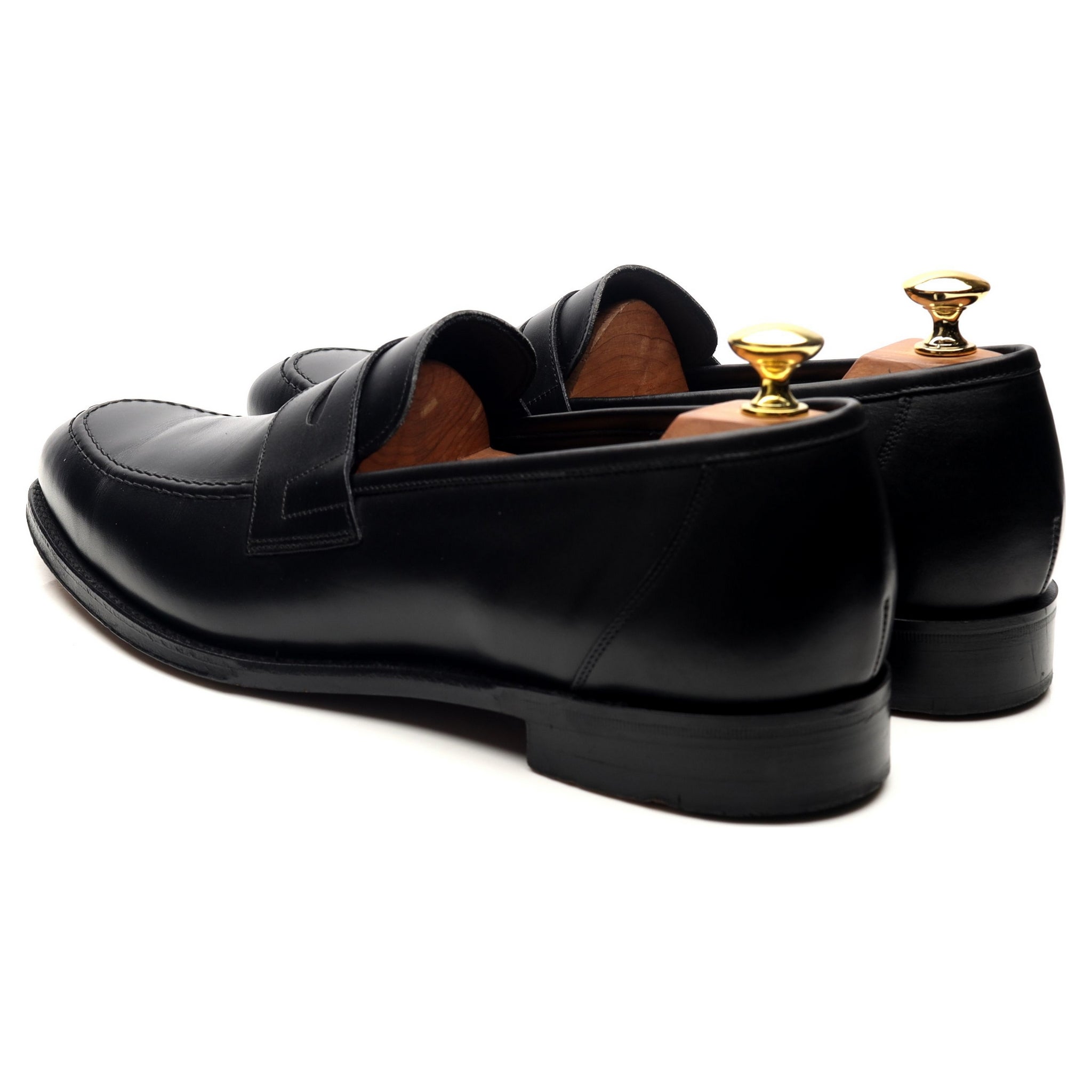 Loake Anson mocassin cuir noir 8,5 penny