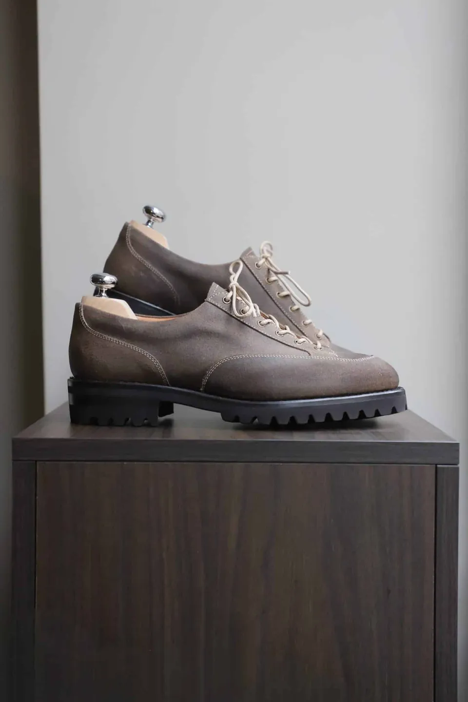 Malfroid Explorer II Low derbies cuir gras commando