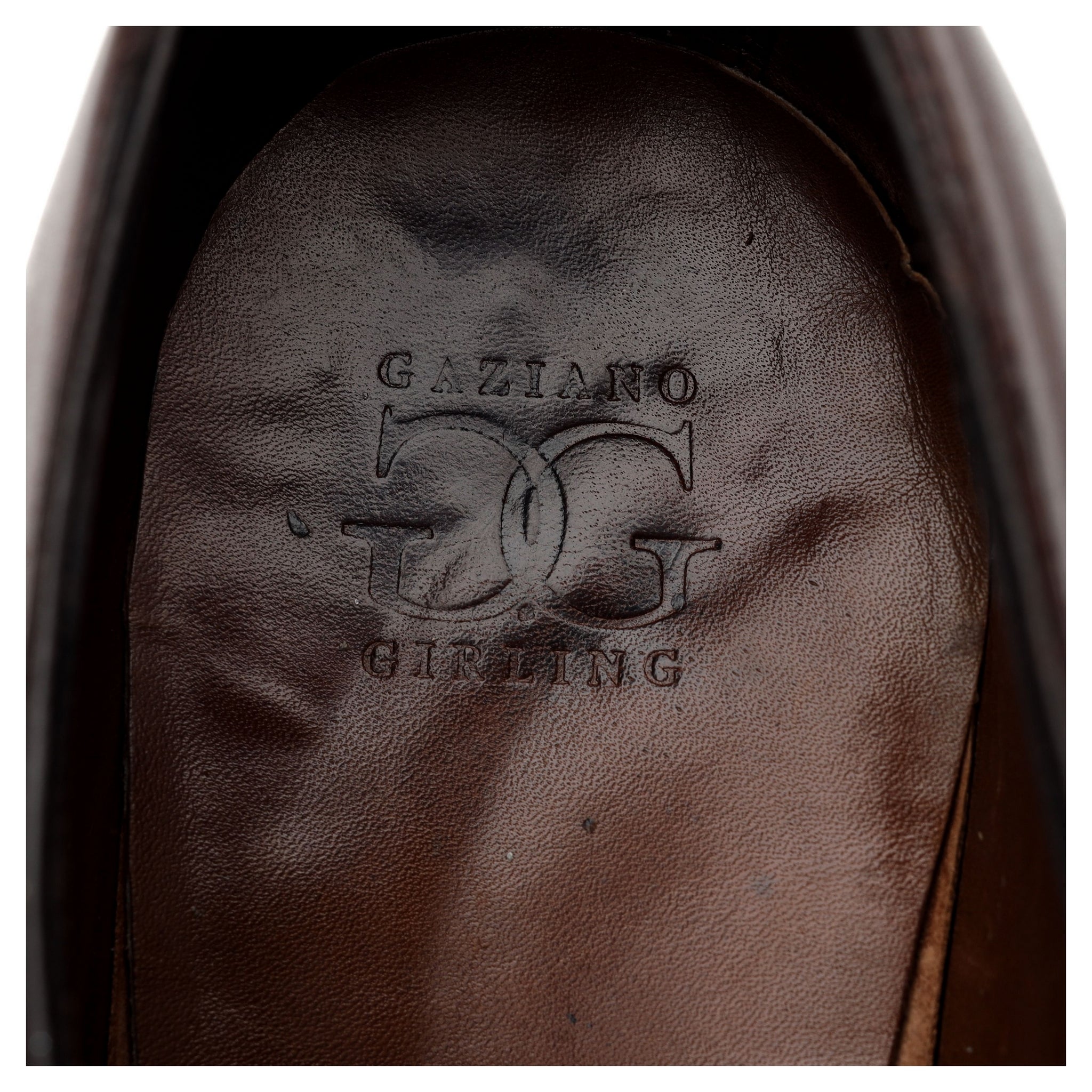 Gaziano & Girling derby cuir marron sur-mesure UK 6.5