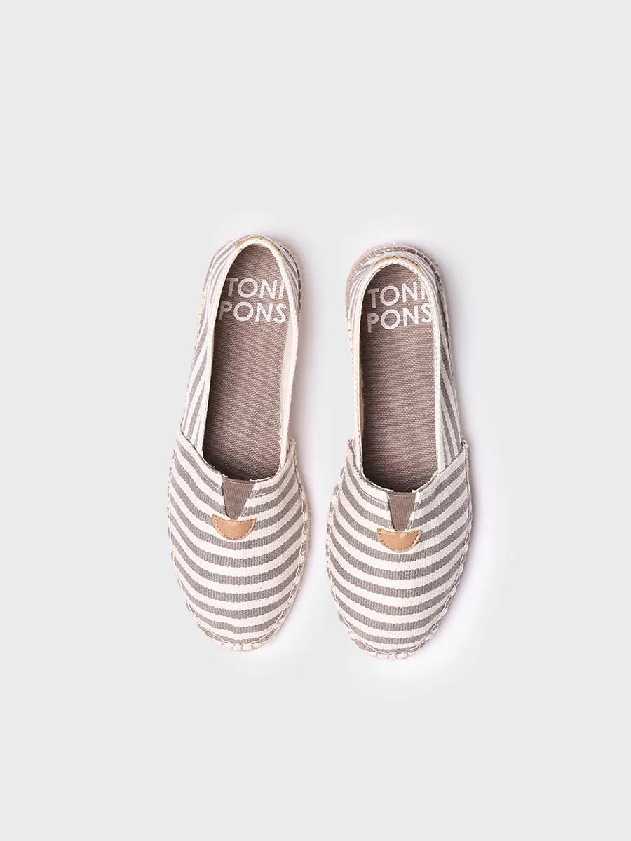 Toni Pons Blanes-DD espadrille mixte toile taupe