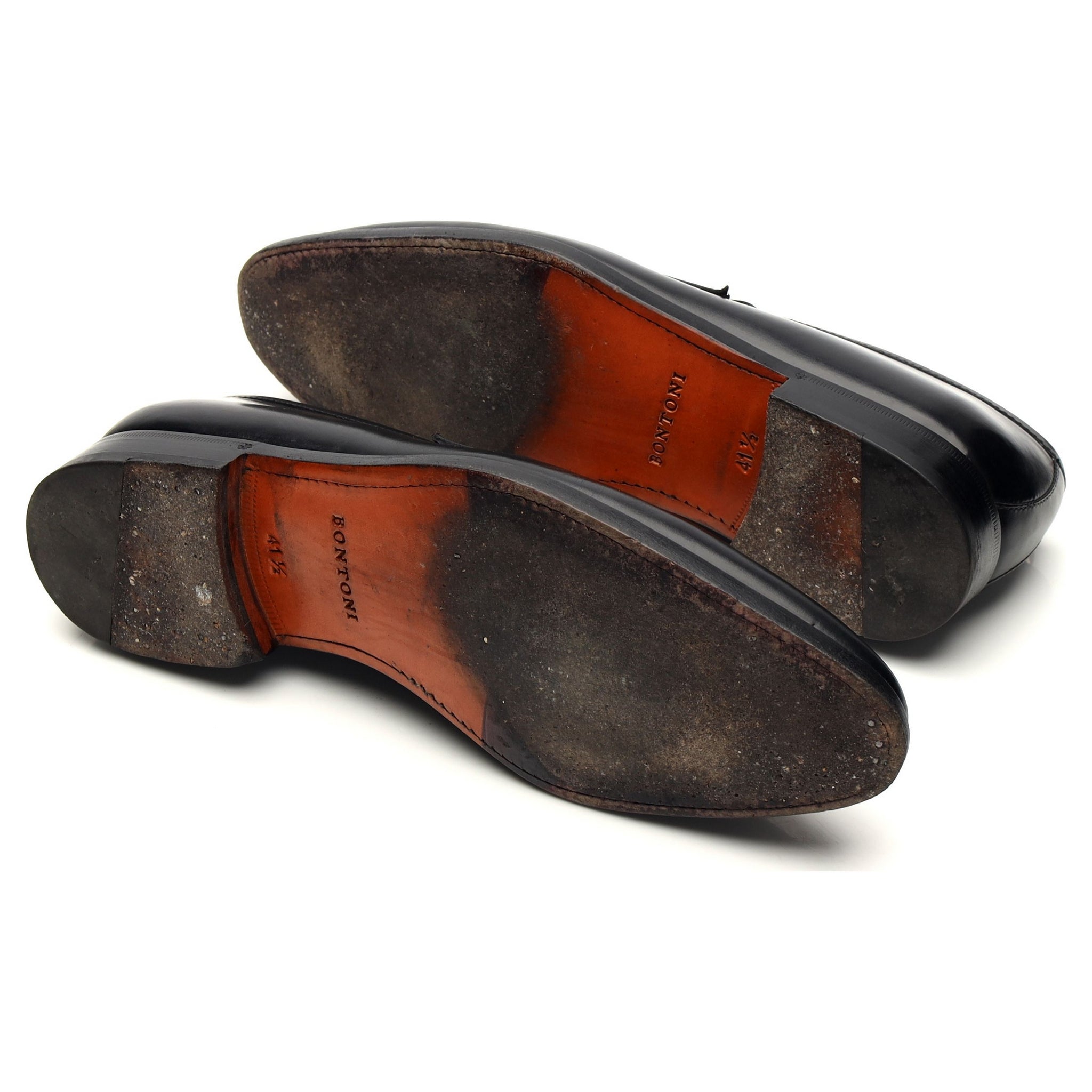 Bontoni Principe mocassins cuir noir UK 7,5