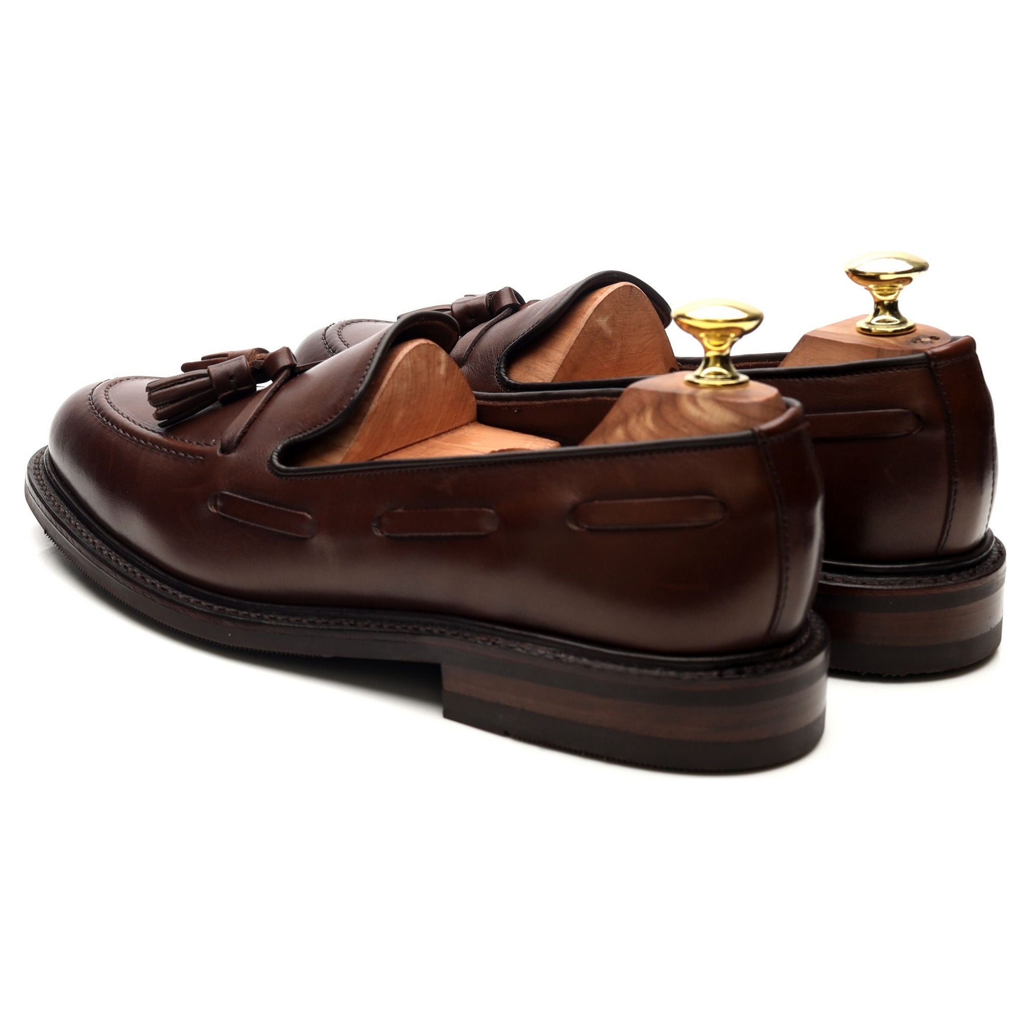 Loake 1880 Nottingham mocassins cuir marron UK 7