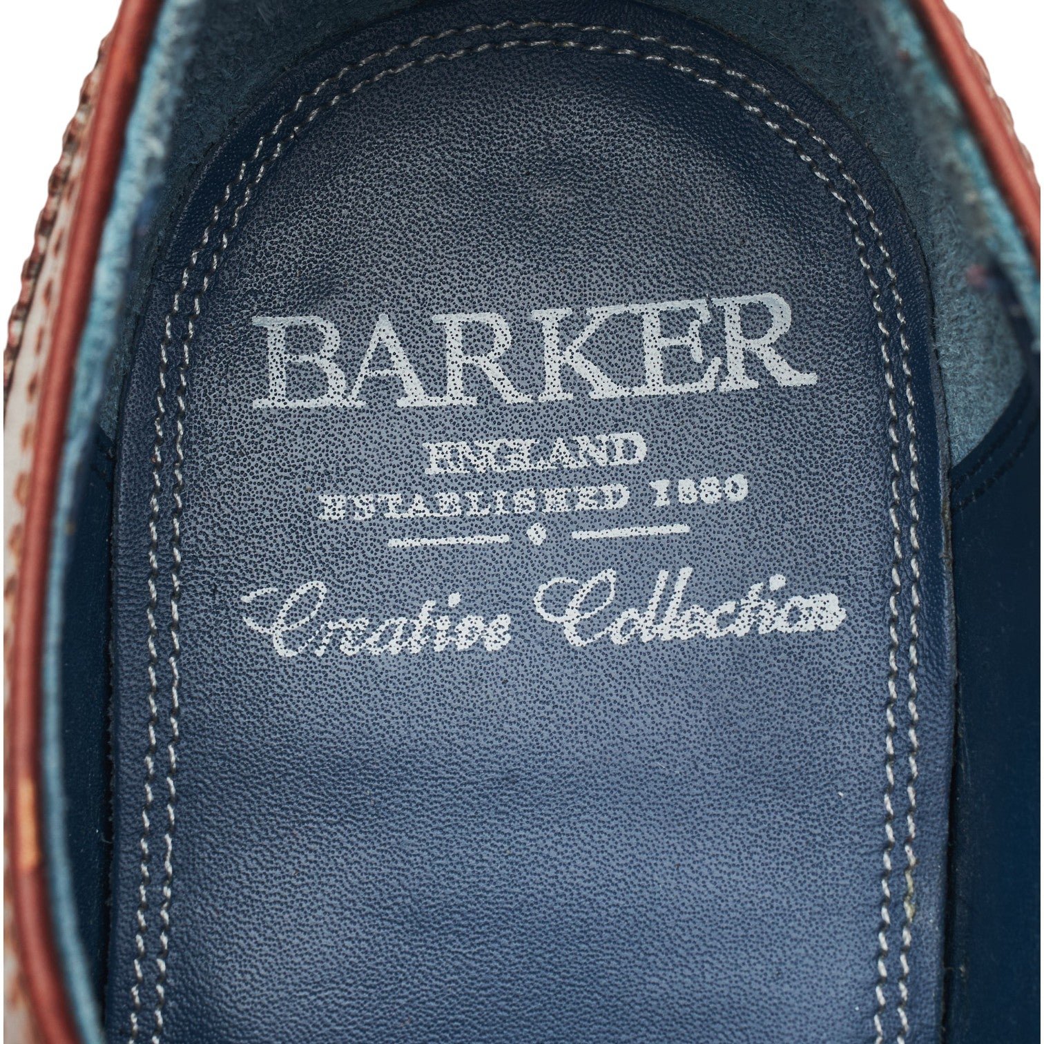 Barker Thompson derby cuir marron 7.5 large semelle cuir