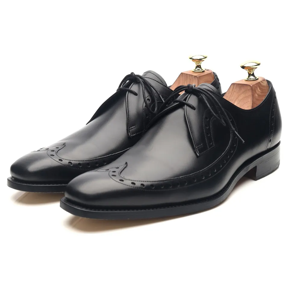 Barker Woody derby cuir noir 7.5 semelle cuir
