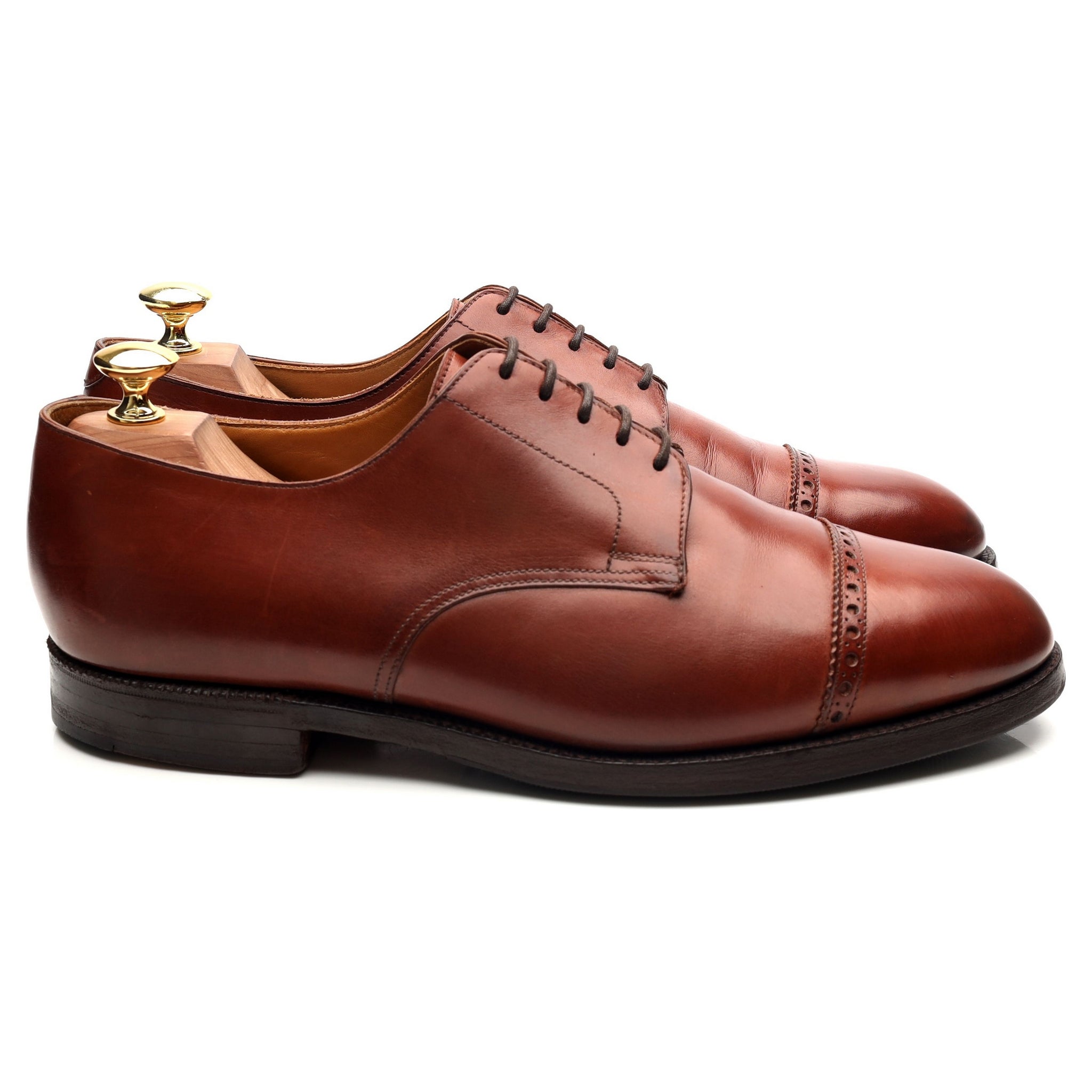 Crockett & Jones Draycott derby cuir marron 8,5 UK