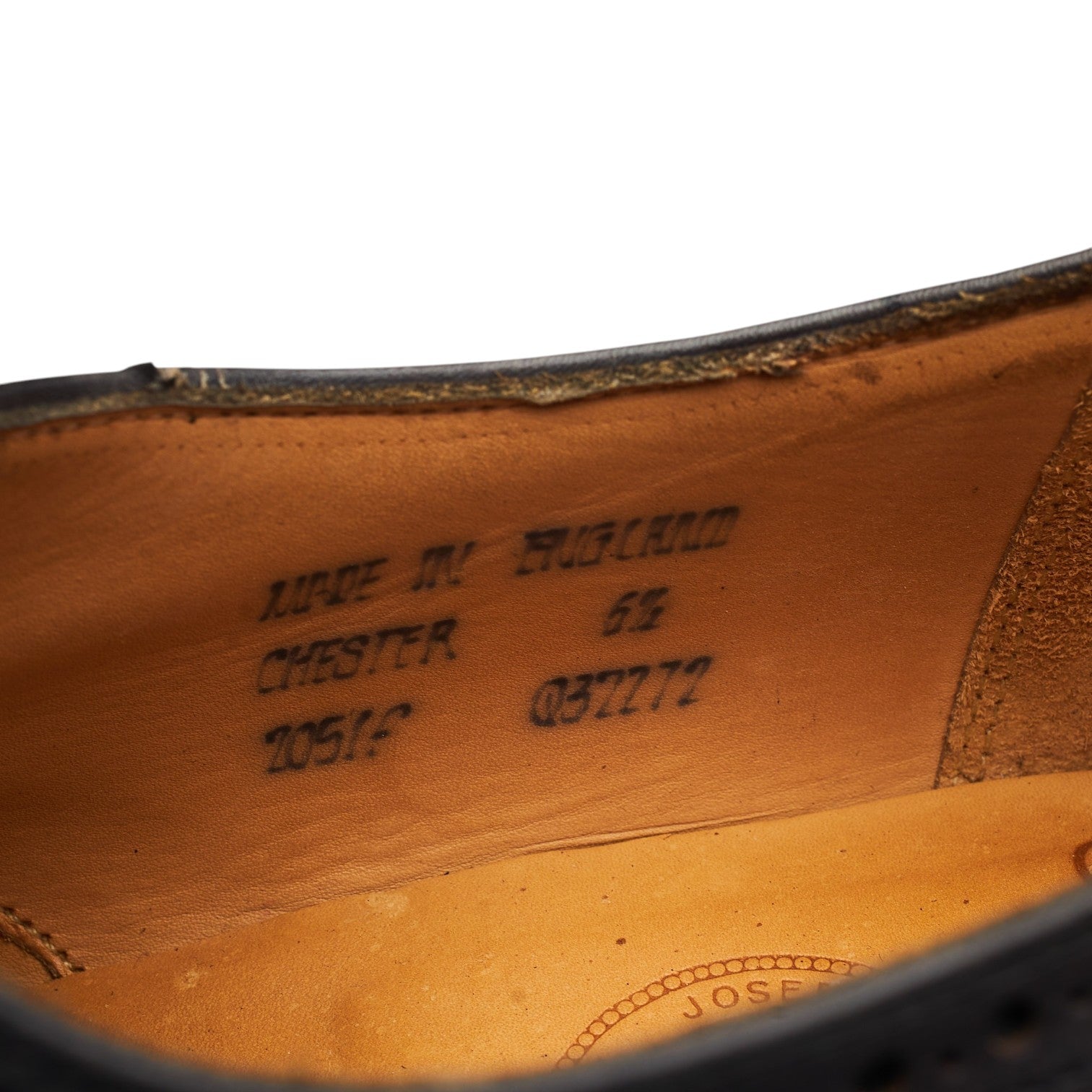Cheaney Chester mocassins cuir gris UK 6,5
