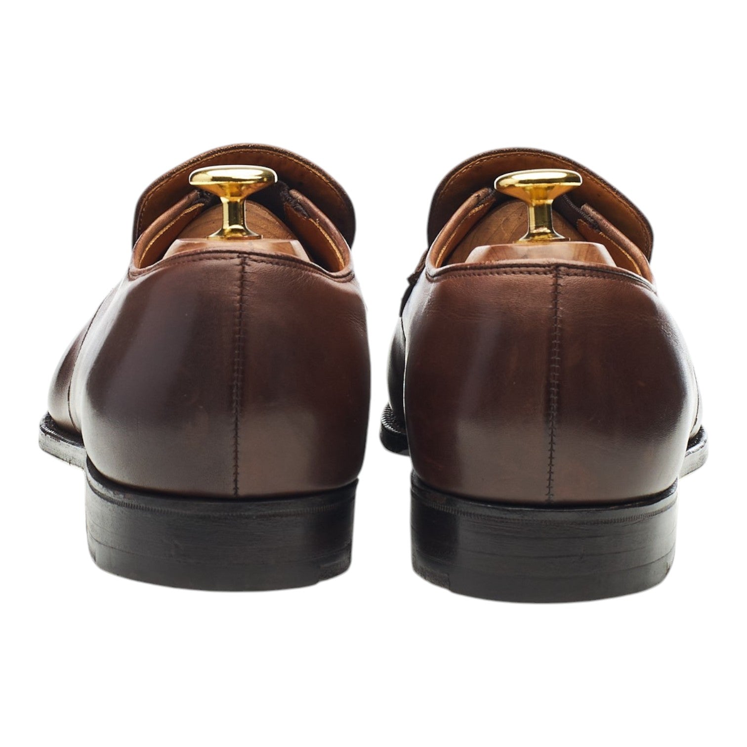 George Cleverley mocassin cuir marron UK 8,5