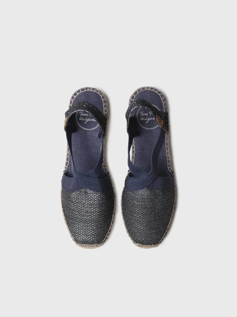 Toni Pons Triton espadrille compensée brillante vegan