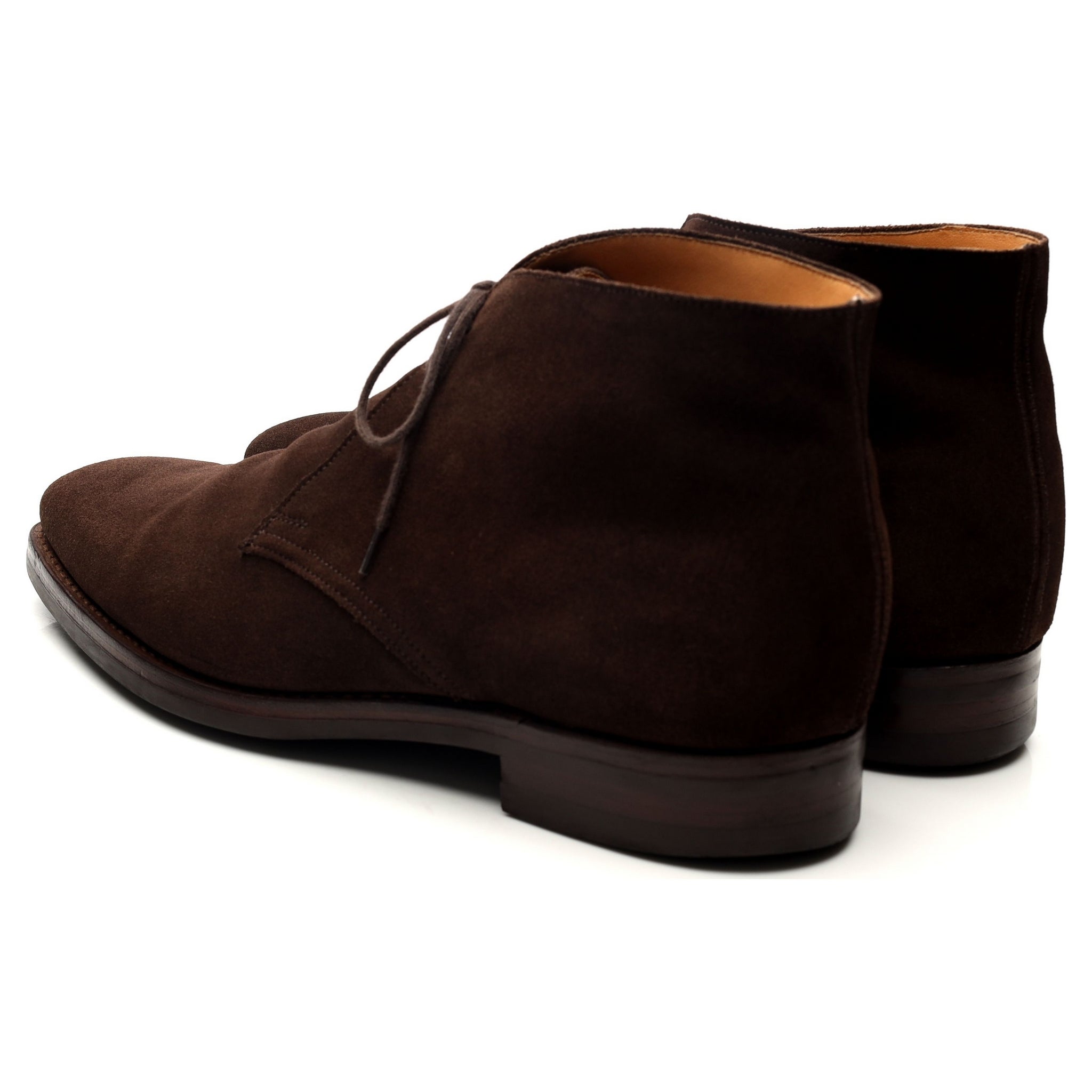 Crockett & Jones Tetbury boots chukka daim marron UK 10