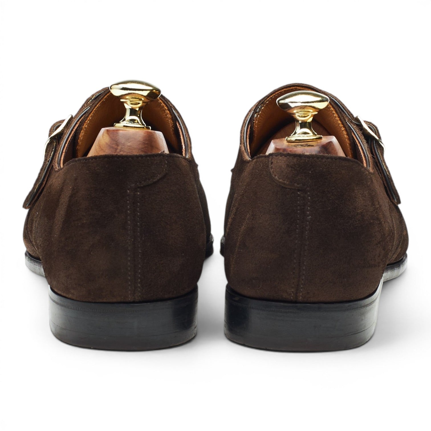 Crockett & Jones Mortimer 2 monk strap daim marron 7.5