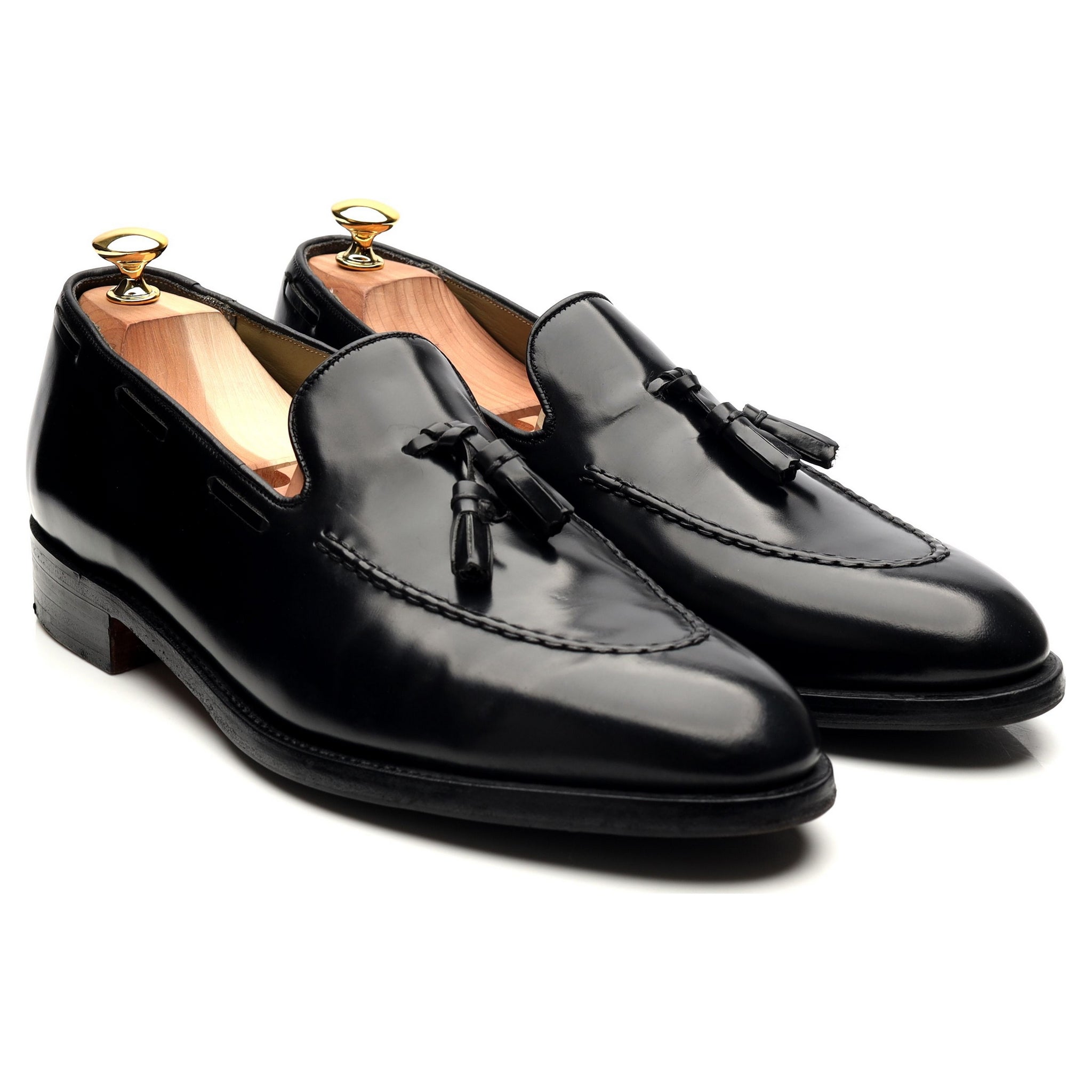 Foster & Son mocassin cuir noir UK 11.5