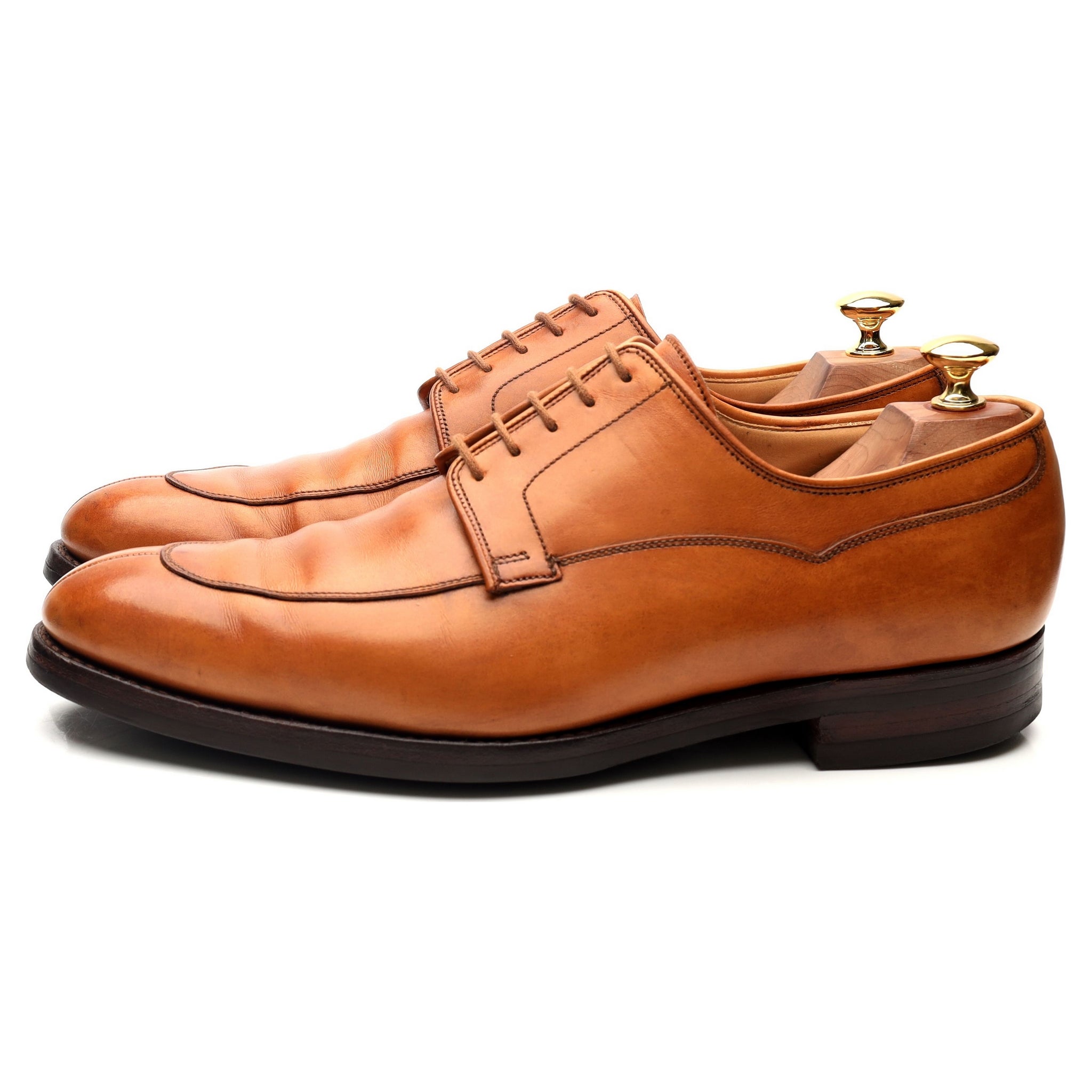 Crockett & Jones Langdon derby cuir marron pointure UK 9.5