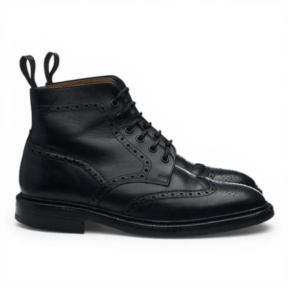 Loake 1880 Burford 2 bottines cuir noir 7 UK