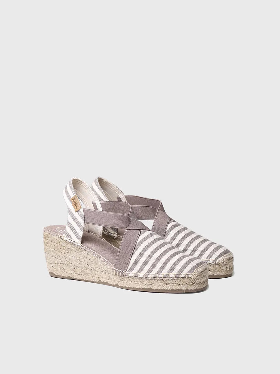 Toni Pons Terra-DD espadrille compensee taupe vegan