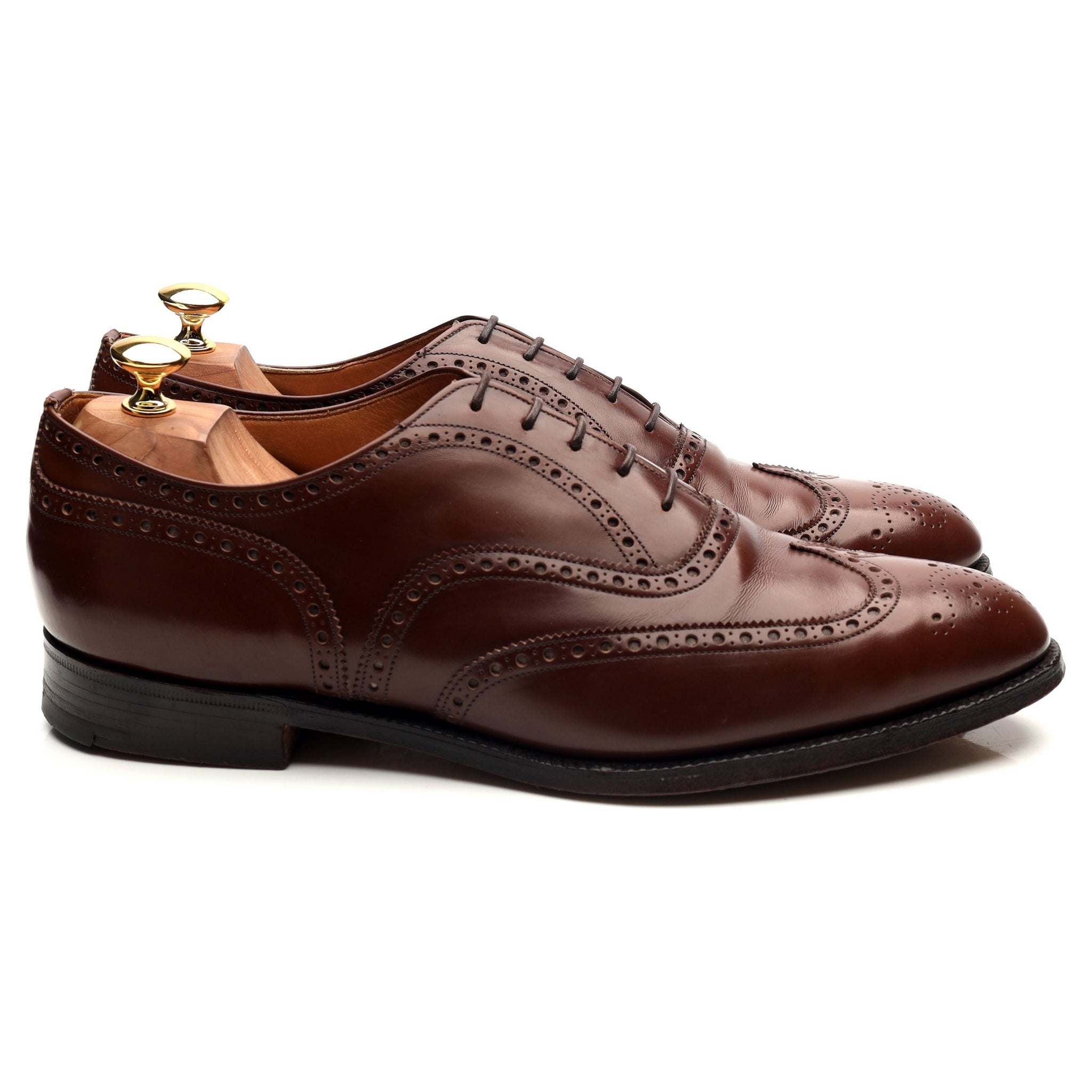 Church's Hickstead brogues cuir marron pointure 10 semelle cuir