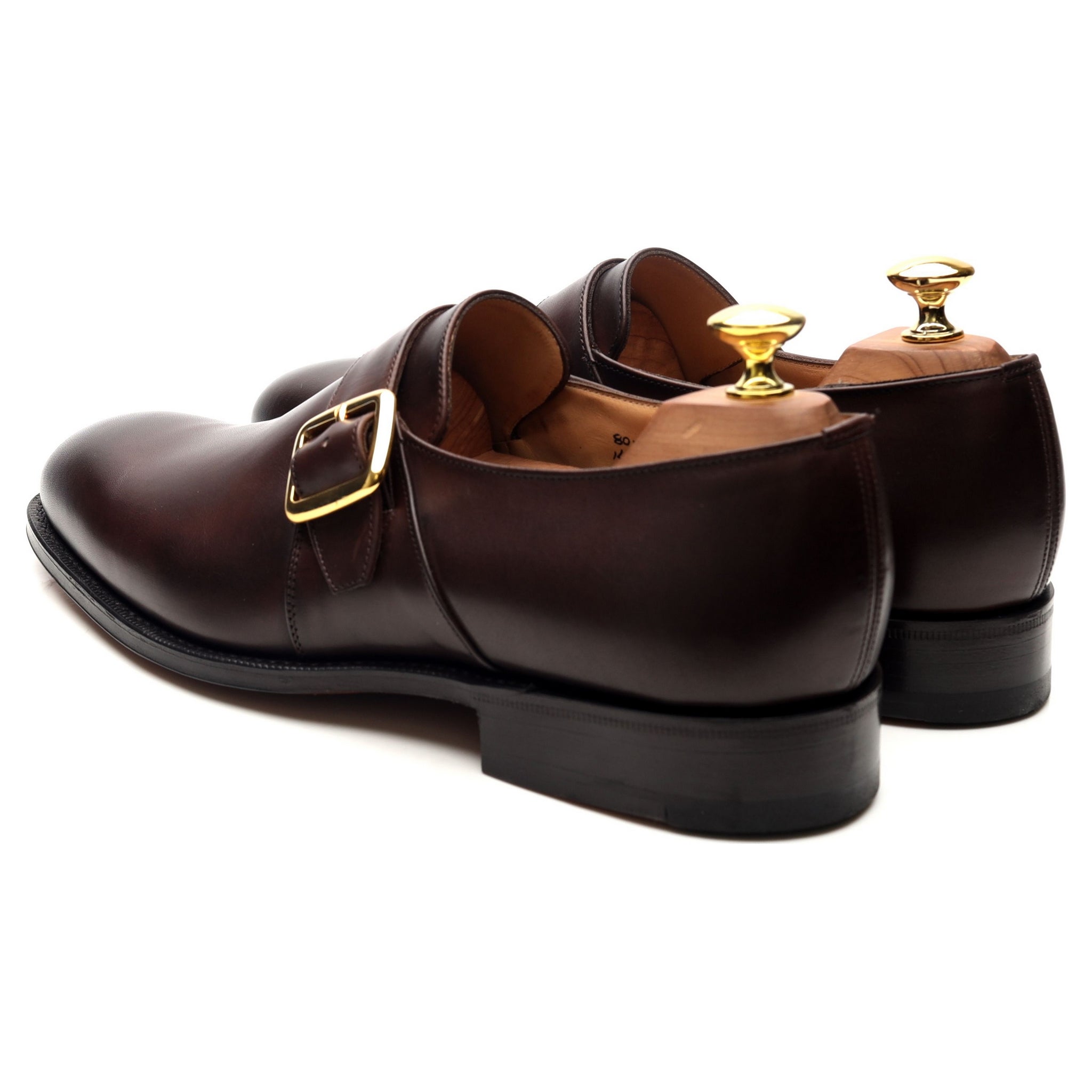 Church's Westbury monk cuir marron foncé UK 8