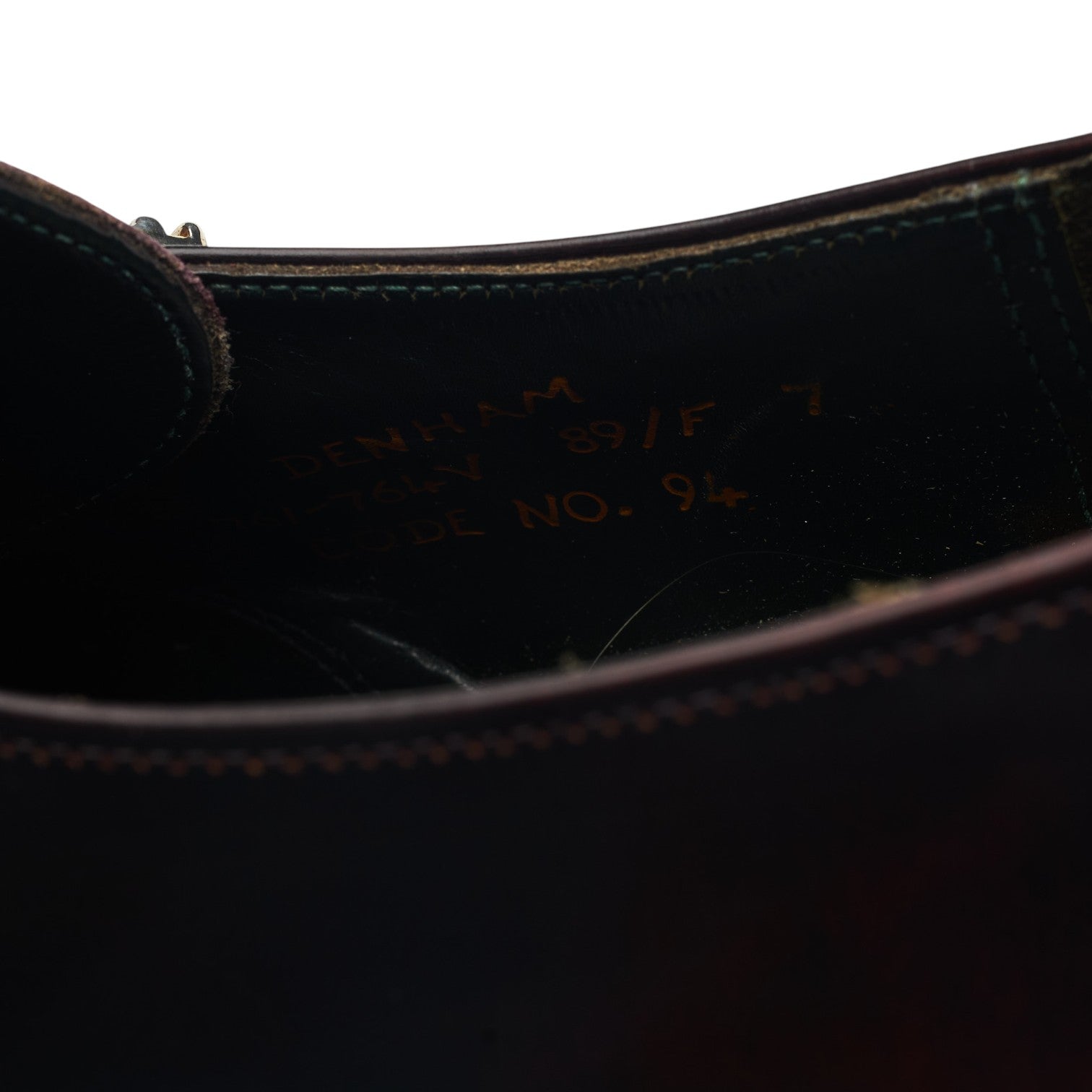 Cheaney Denham monk cuir bordeaux pointure UK 7