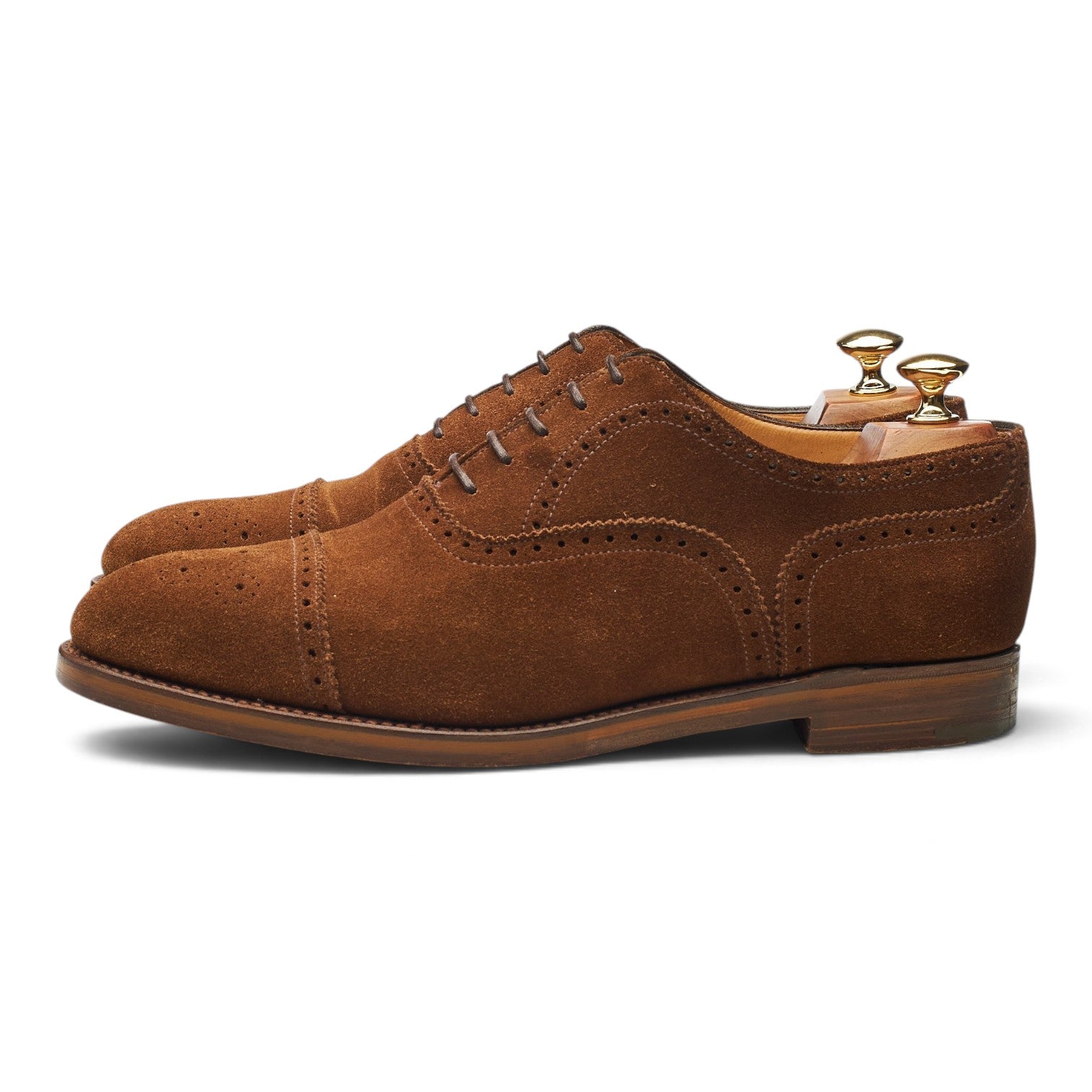 Alfred Sargent Cranford 2 richelieu daim marron UK 9 G