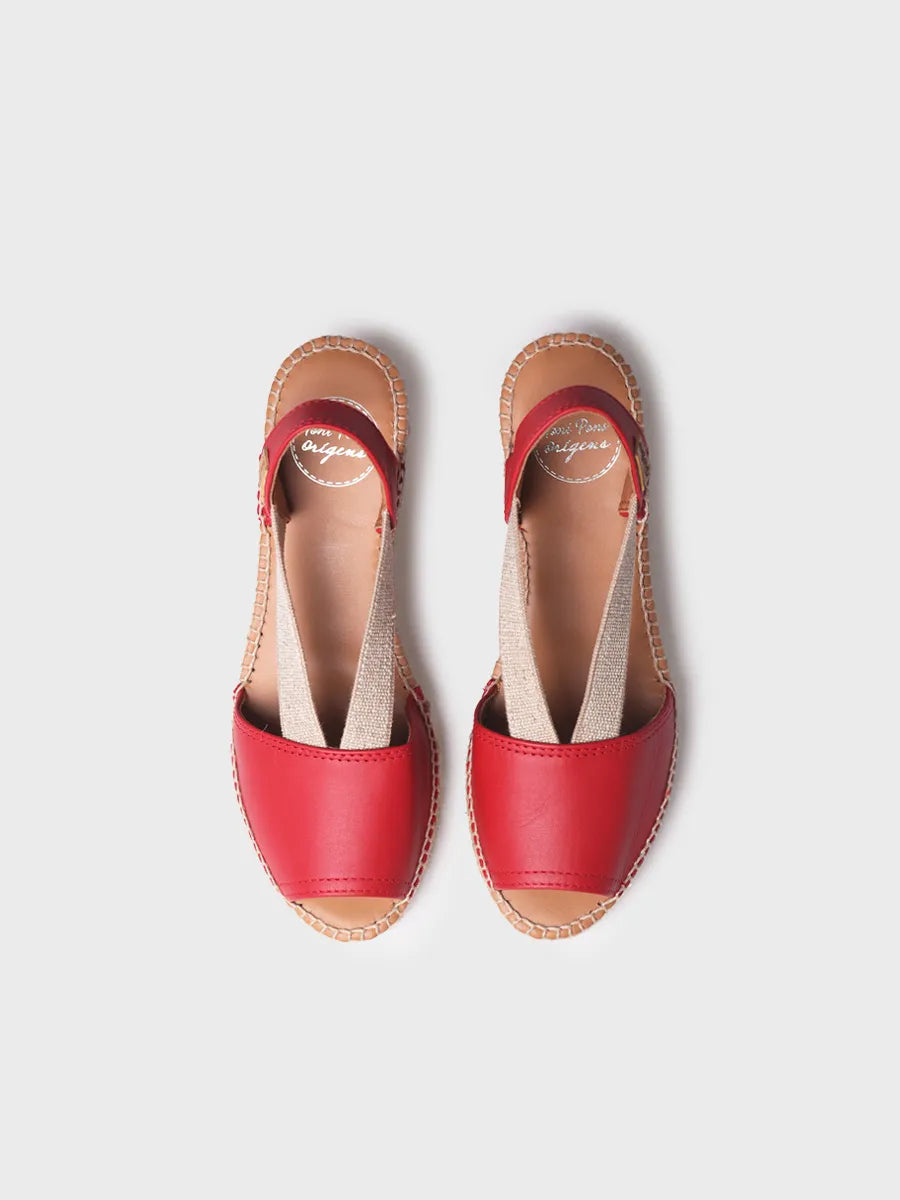 Toni Pons Teide-P espadrilles cuir compensées