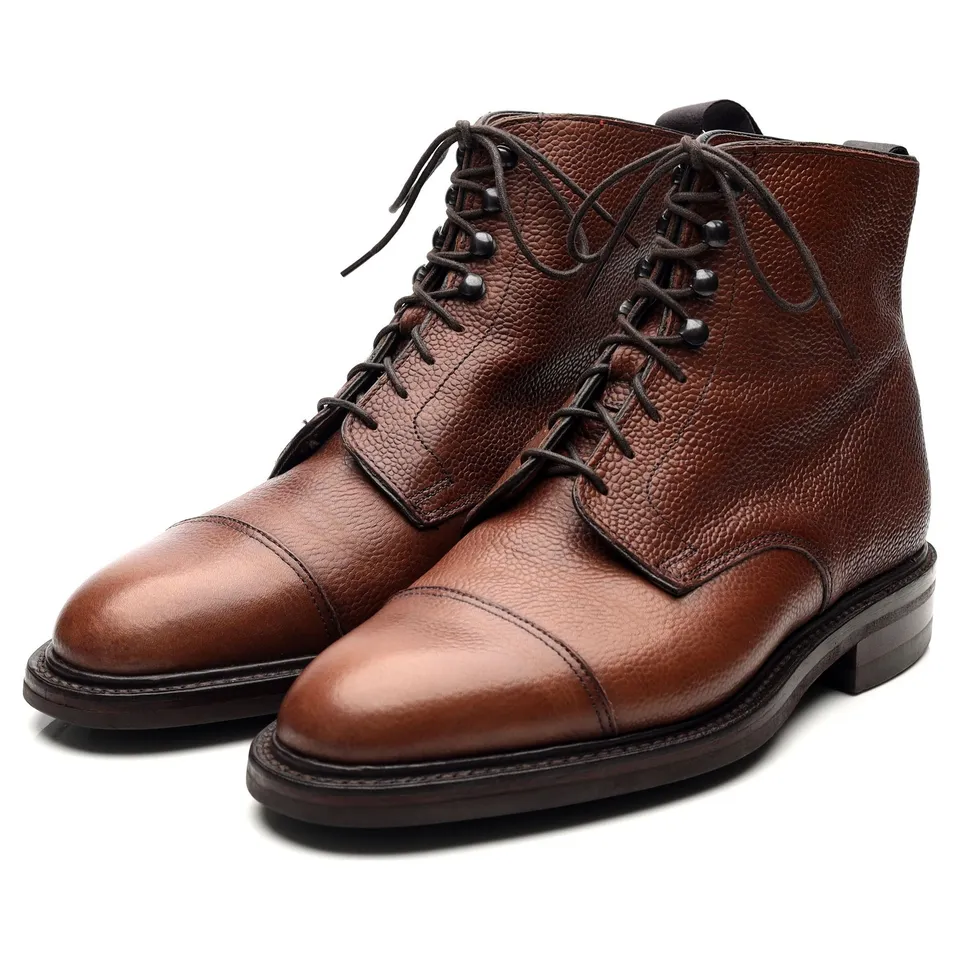 George Cleverley Taron bottes cuir marron pointure UK 6