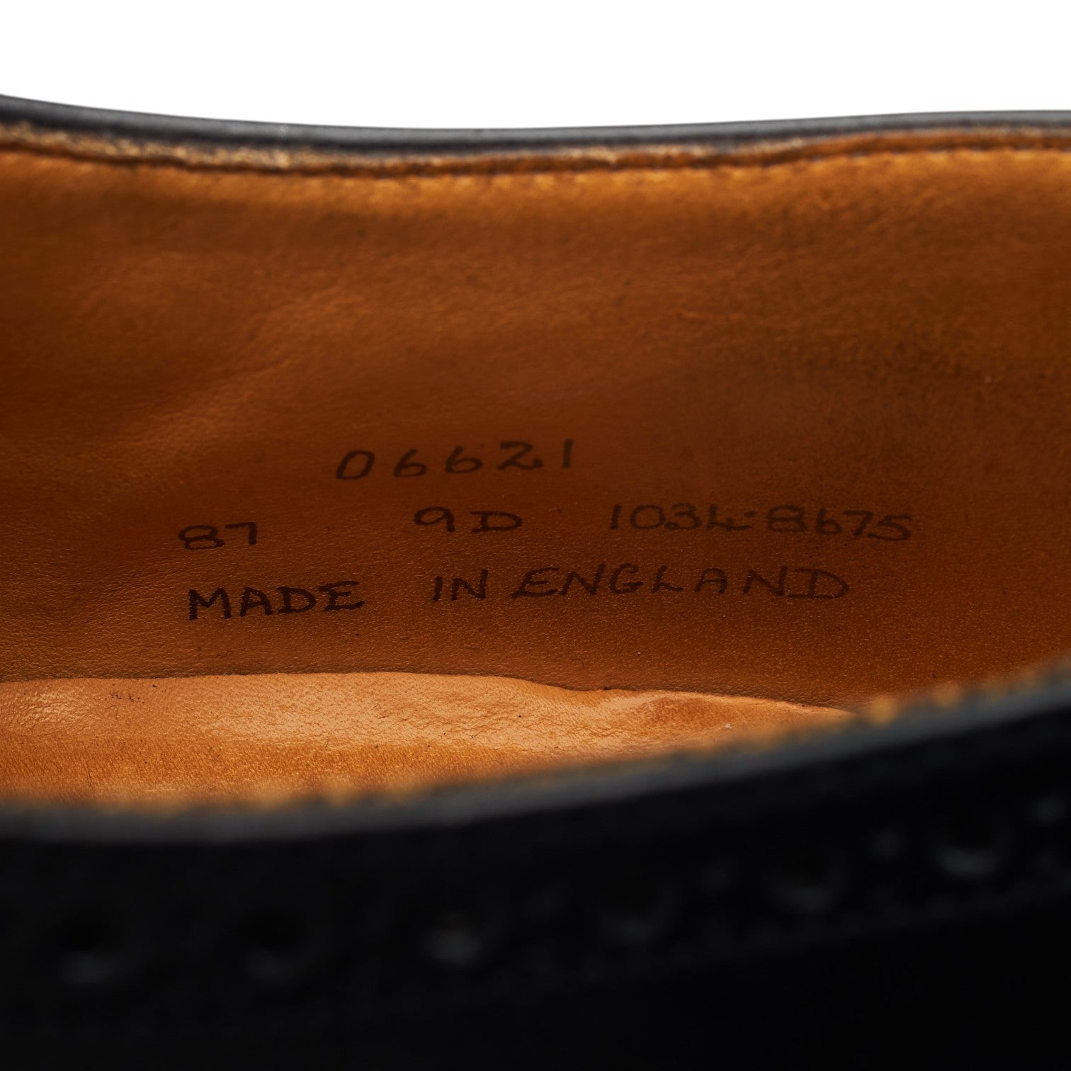 Peal & Co richelieu cuir noir pointure UK 8 bout droit