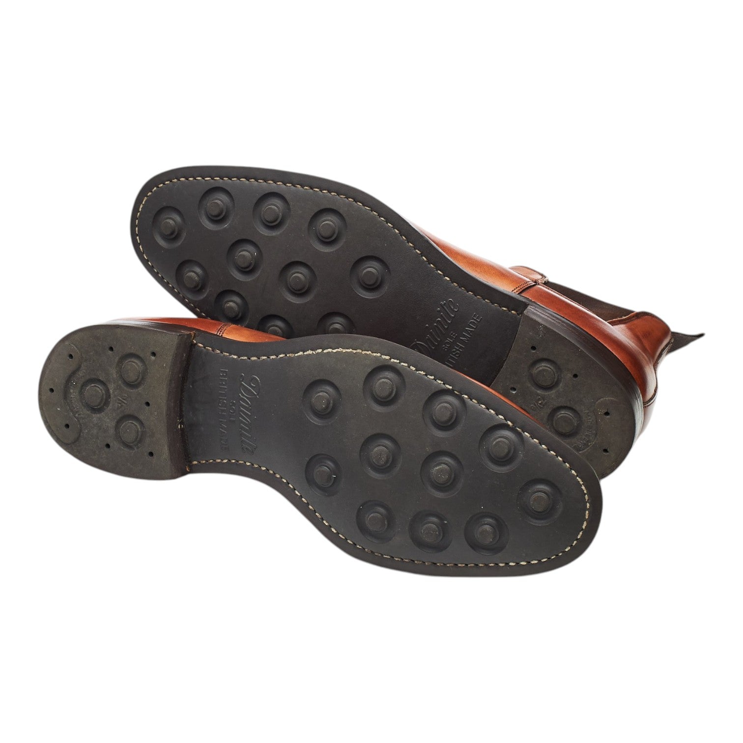 Ducker & Son Duc boots chelsea cuir marron UK 8.5
