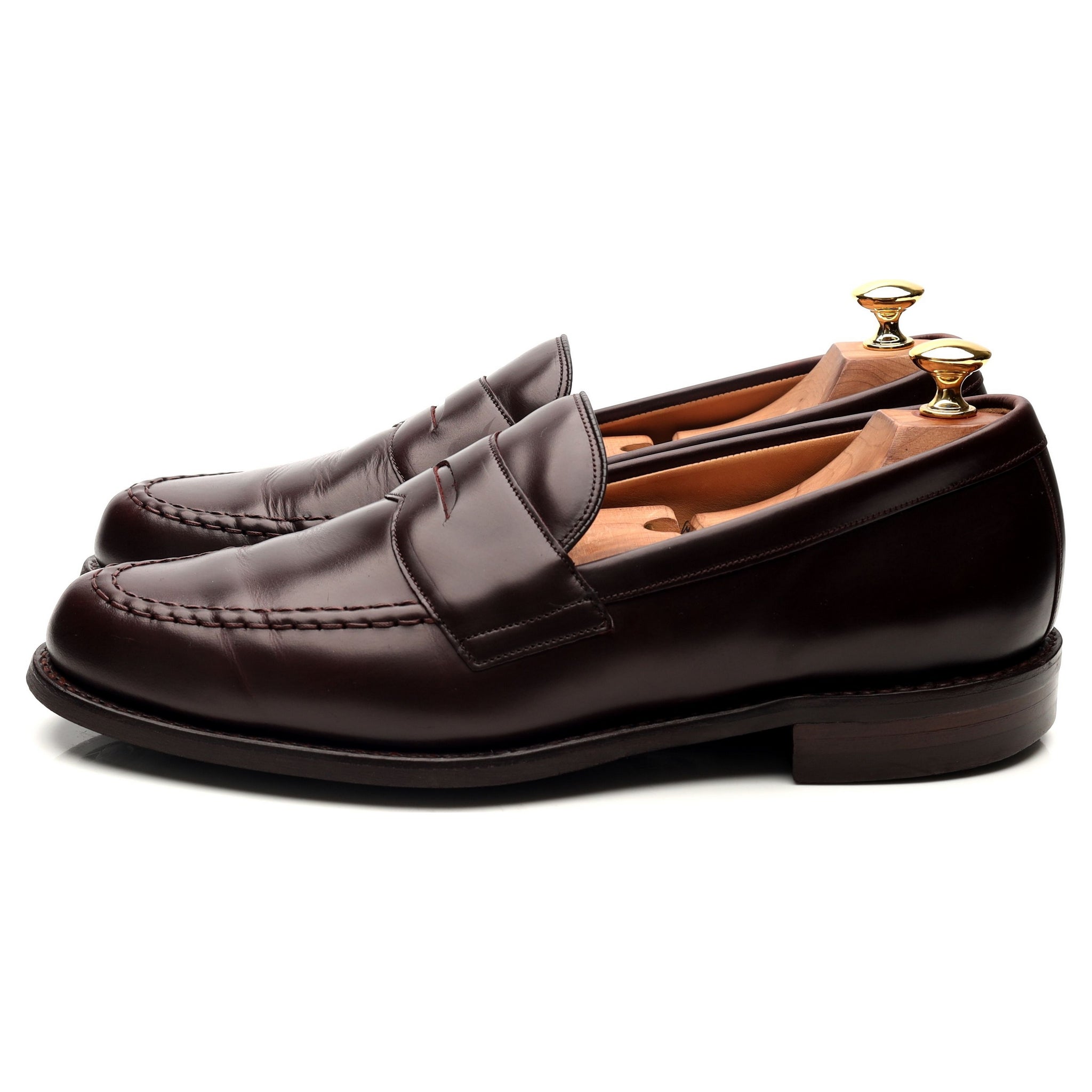 Cheaney Howard Mocassins cuir bordeaux UK 9 F