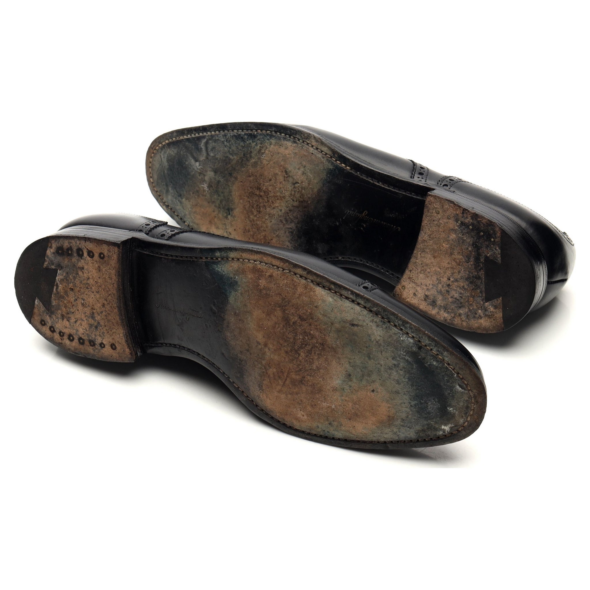 Gieves & Hawkes derby cuir noir 7 UK