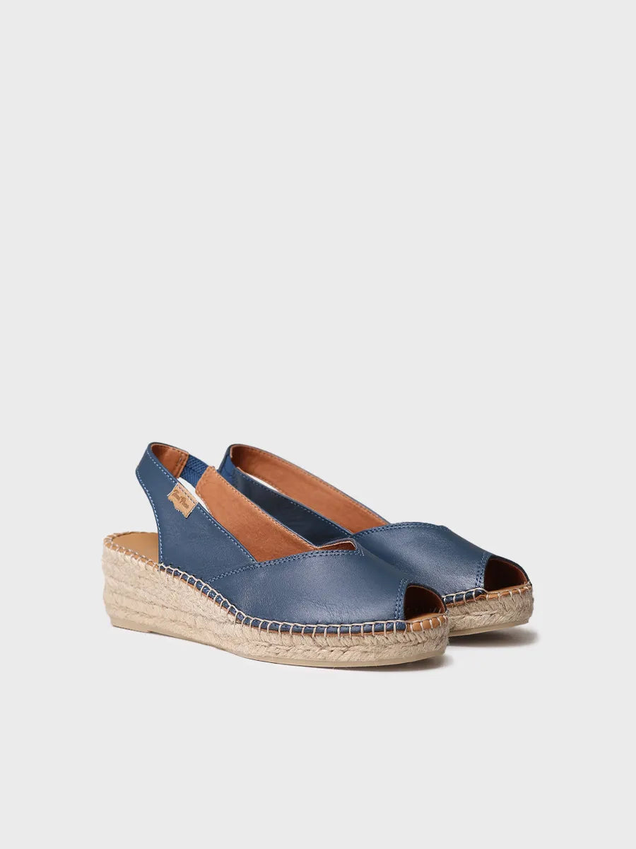 Toni Pons Bernia-P espadrilles compensées cuir