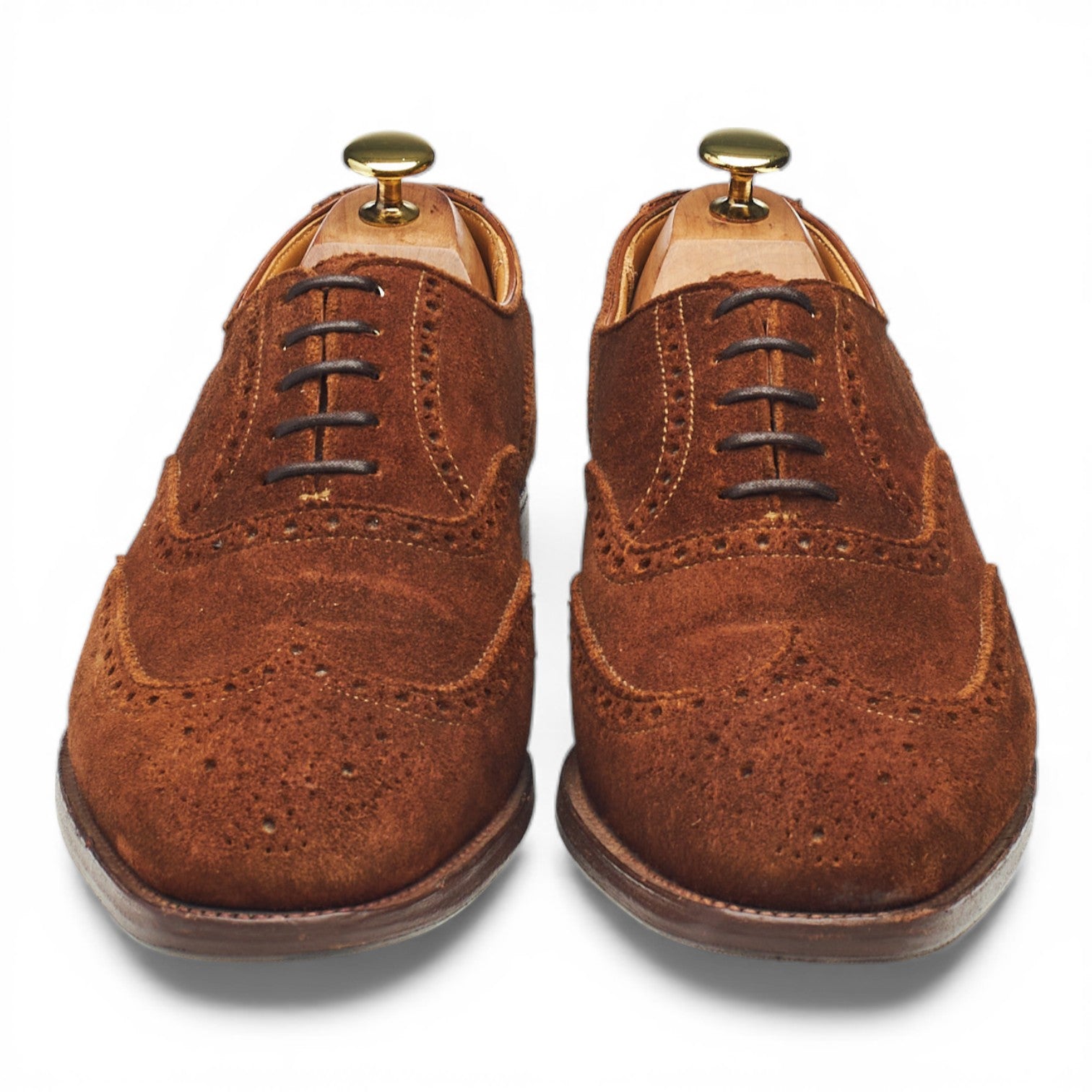 Crockett & Jones Roxburgh richelieu daim marron 8 UK
