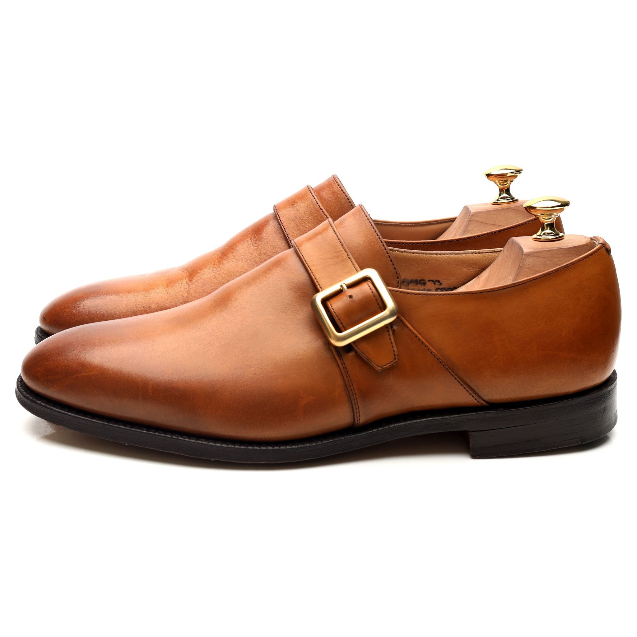 Church’s Sydney chaussures monk UK 10.5 G cuir marron