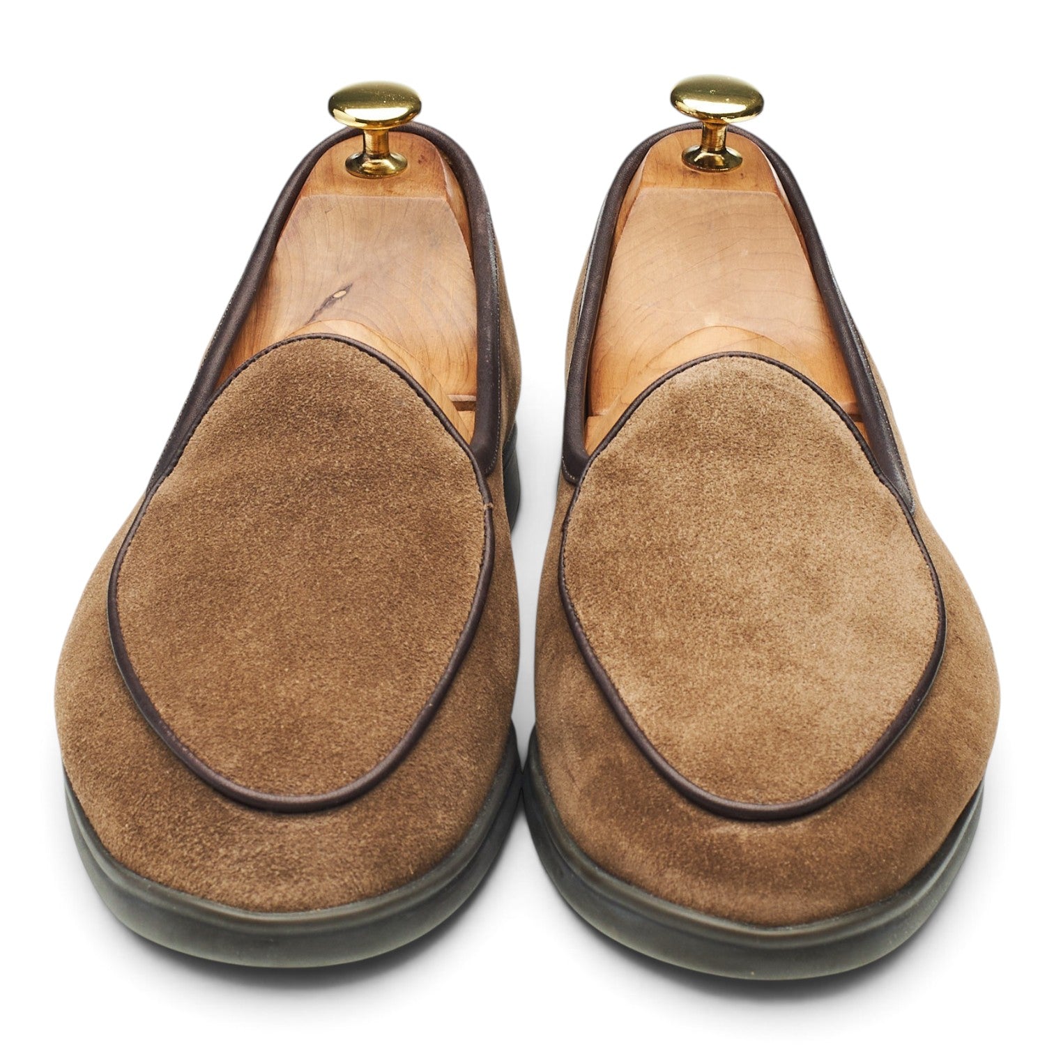 Baudoin & Lange Sagan Stride mocassins suède marron 42